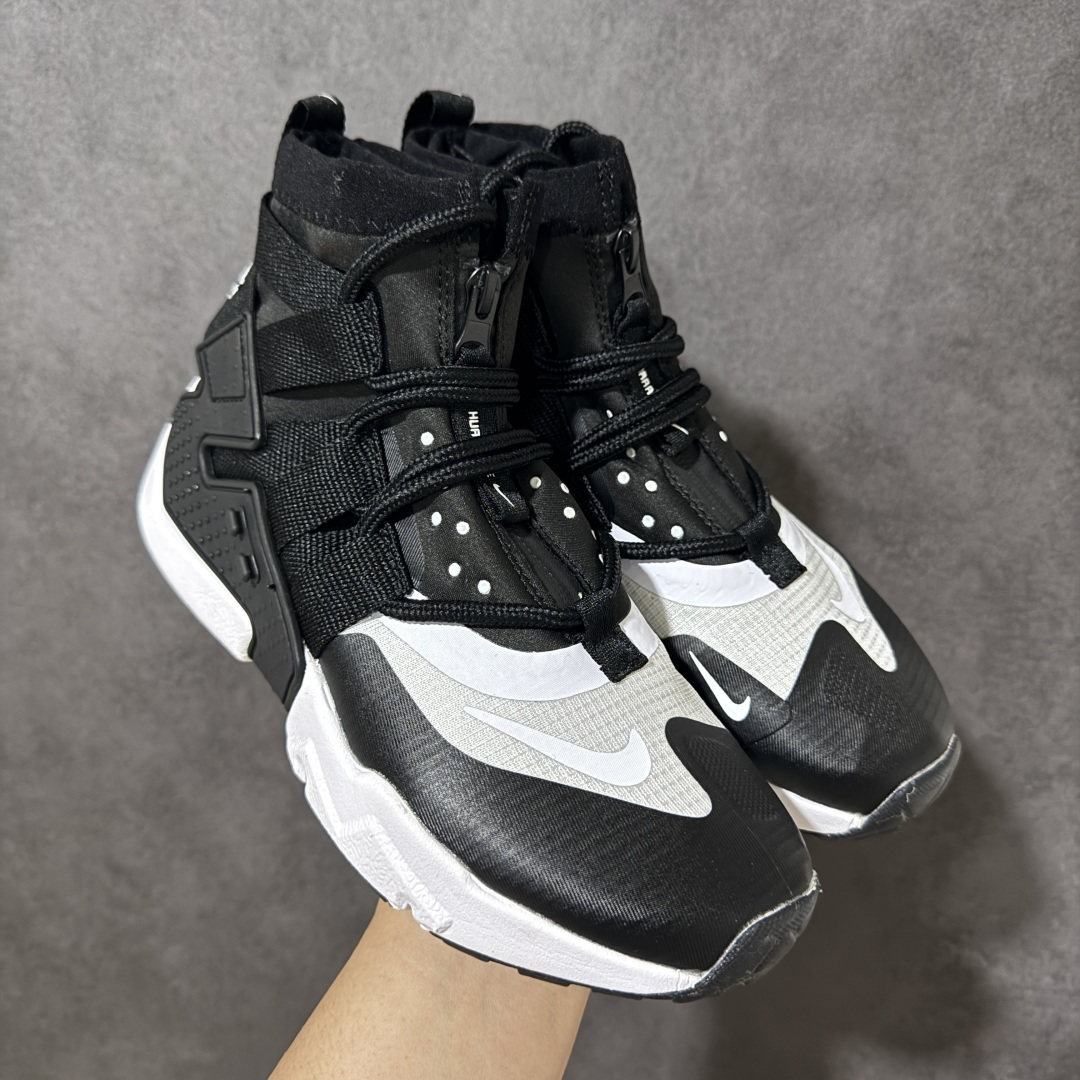 图片[2]-【公司级】Nike Air Huarache Gripp Black防滑轻便 高帮跑步鞋 男女同款 黑蓝 货号： 尺码：36-45 （无半码）-选品中心