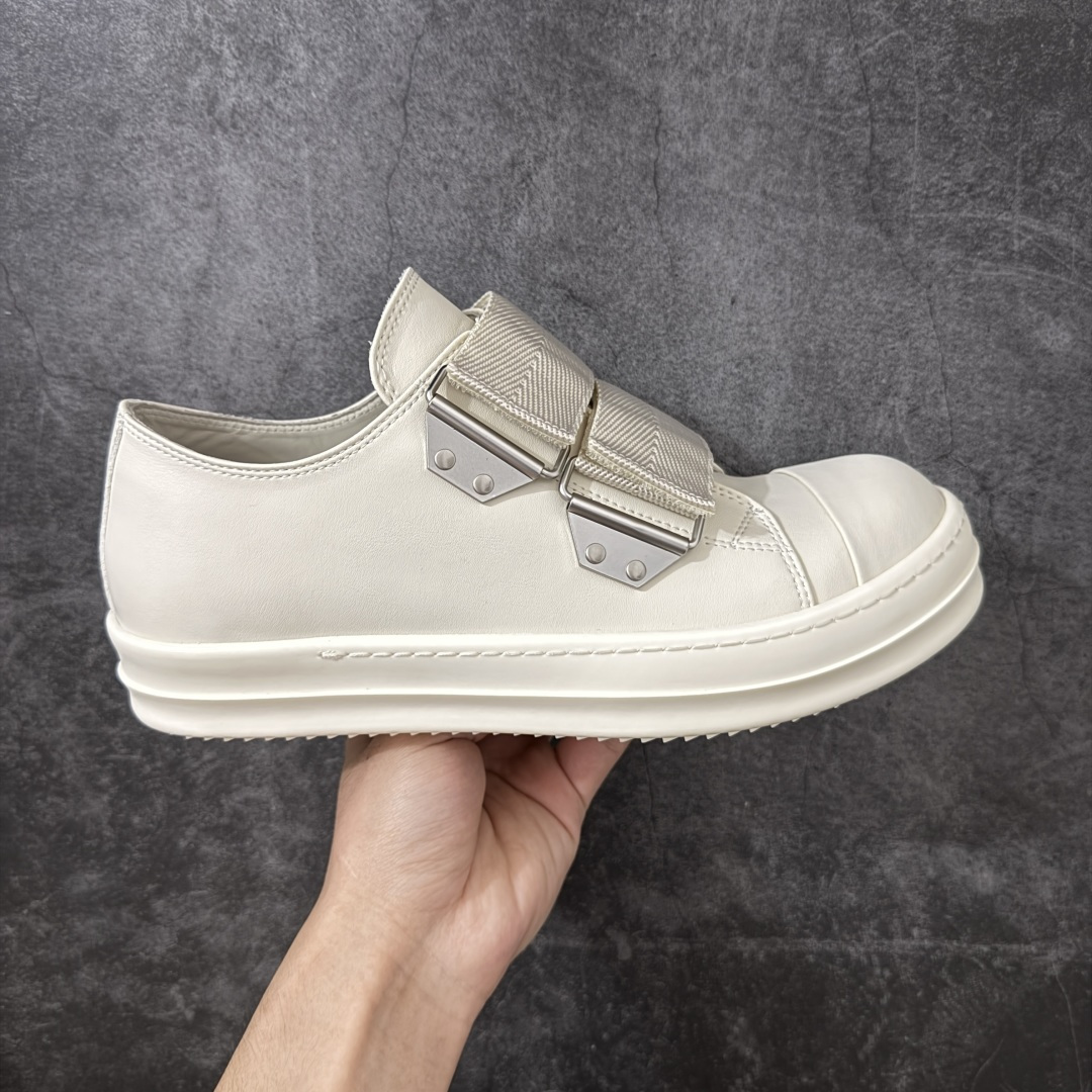 【莞产G版】大匡威RO / Rick Owens DRKSHDW 瑞克·欧文斯 大匡威低帮/低帮 机能金属扣西瓜头 【皮料】 东莞原厂进口全新原厂皮 【鞋头】软糯，轻轻按压有牛皮细细的纹理质感！ 【鞋底】TPU大底奶香味！硬度、肤感一比一！鞋底logo钢印清晰正确！ 【鞋垫】独家私人开模压印！牛皮贴面，双层复合！ 【尺码】 36 37 38 39 40 41 42 43 44 45 46！-选品中心