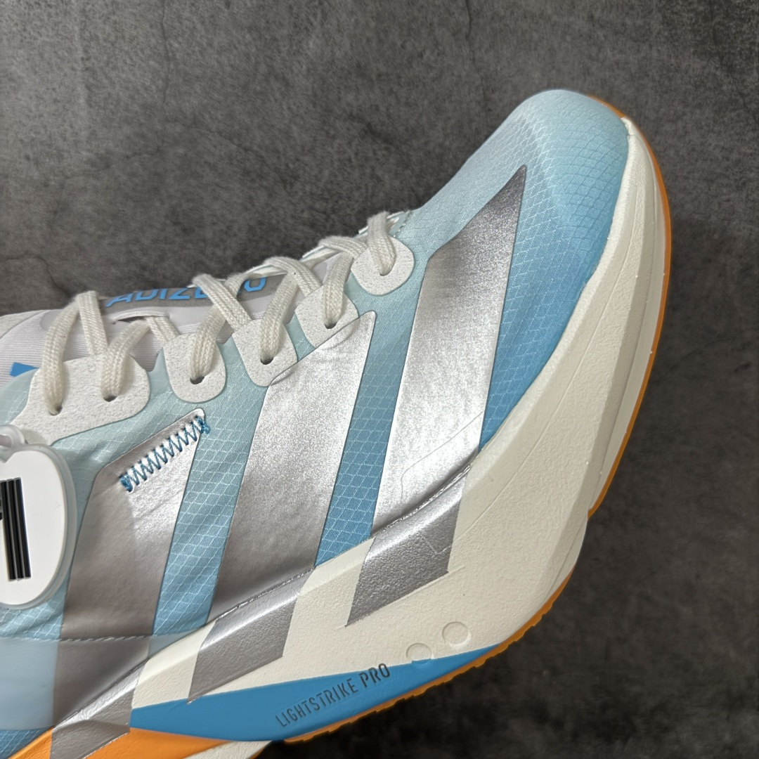 图片[6]-【NO.1纯原】Adidas Adizero Adios Pro 4 M竞训跑步鞋 KH6360 市场独一档品质 区别所有版本 原鞋购入开发数月 原材料 原档案打造 细节版型一比一 独立双层组合底私模.超软弹发泡超临界底 搭配ENERGYRODS 2.0真碳柱，每一步都动力满满 鞋面用的是Lightlock技术，轻透又贴合，就像给脚定制的一样。 中底是全掌Lightstrike Pro泡棉，软弹感超绝 真正一比一还原真实脚感💪🏻 尺码：36 36.5 37 38 38.5 39 40 40.5 41 42 42.5 43 44 44.5 45 46-选品中心
