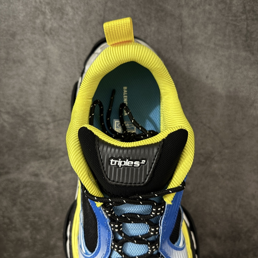 图片[8]-【i8纯原】Balenciaga巴黎世家24代 Triple S .2 灰白 低帮 老爹鞋 市场老牌巴黎世家大厂出品 品质价格无需多言 原鞋原材料打造 一比一细节还原 此款相对之前款式轻质很多 超厚鞋底增高4-5cm 高街风格 货号：865849WTR2G1800 尺码：36-46-选品中心