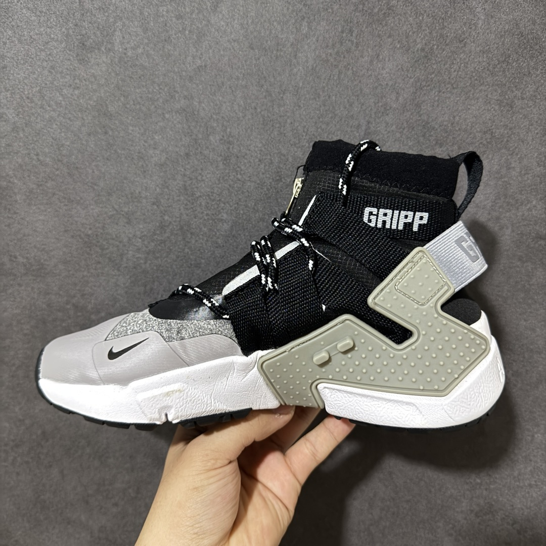 图片[2]-【公司级】Nike Air Huarache Gripp Black防滑轻便 高帮跑步鞋 男女同款 黑蓝 货号：AO1730-004 尺码：36-45 （无半码）-选品中心