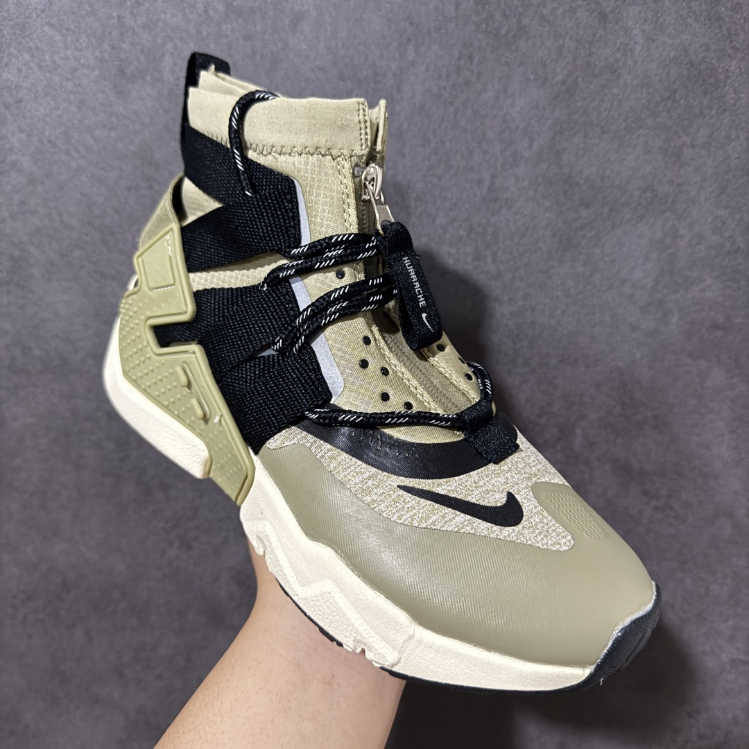 图片[3]-【公司级】Nike Air Huarache Gripp Black防滑轻便 高帮跑步鞋 男女同款 黑蓝 货号：AO1730-200 尺码：36-45 （无半码）-选品中心
