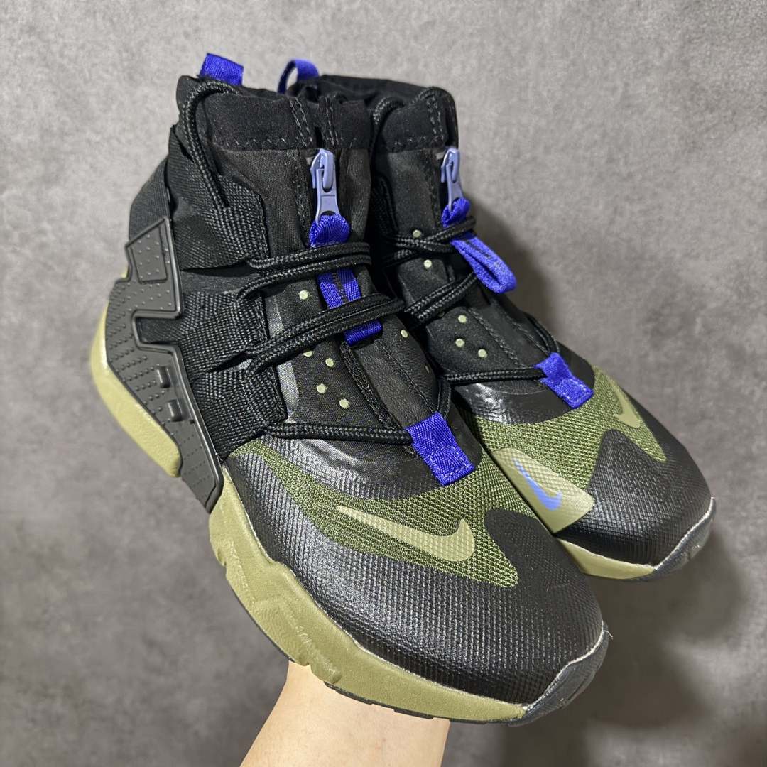 图片[3]-【公司级】Nike Air Huarache Gripp Black防滑轻便 高帮跑步鞋 男女同款 黑蓝 货号： 尺码：36-45 （无半码）-选品中心