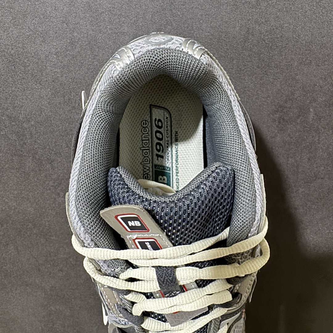 图片[6]-【公司级】New Balance M1906系列 复古单品宝藏老爹鞋款 复古元素叠加 质感超级棒 楦版型材料细节做工精细 作为NB最经典的档案鞋型之一 与2002一样，1906有着NB最成熟的技术加持和复古款式，而本次推出的版本参照2002r的定位，相信会在性价两端做出权衡。单从造型上来看，依旧是vibe风格，味道很正，细节也很酷，这双1906r无疑必能打入复古跑鞋爱好者的年度鞋款名录 货号：U1906AC 尺码：36-45-选品中心