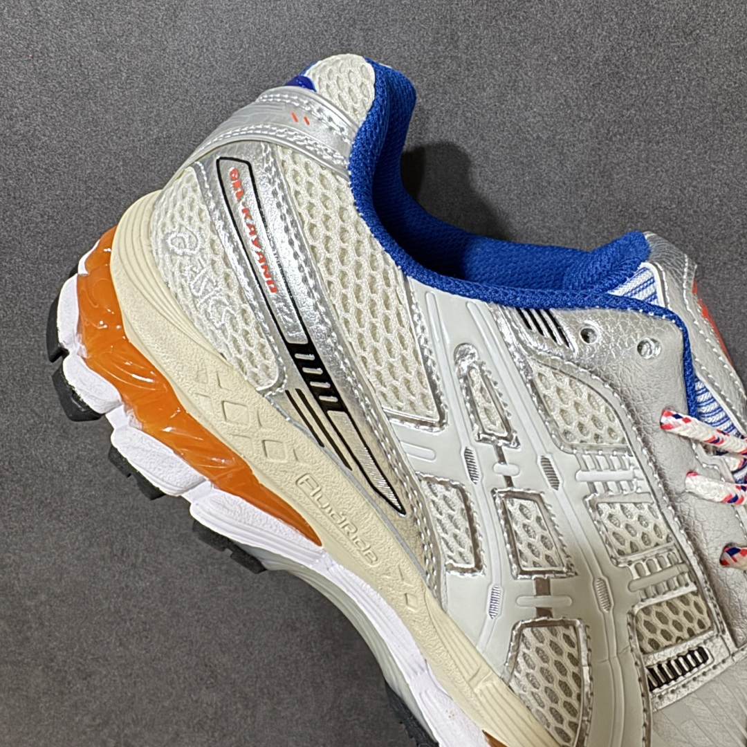 图片[7]-【公司级】Asics Gel-Kayano 12.1公司级版本 银灰绿 亚瑟士运动休闲透气专业跑鞋 采用工程弹性双层再生针织密度鞋面材质 后跟3D可视GEL缓震乳胶物料 升级FF BLAST PLUS全新缓震中底部位科技材质 外置高耐磨橡胶外底 稳步升级,跑出节奏 货号：1203A555-101 尺码：36 37 37.5 39 39.5 40.5 41.5 42 42.5 43.5 44 45 46 47-选品中心