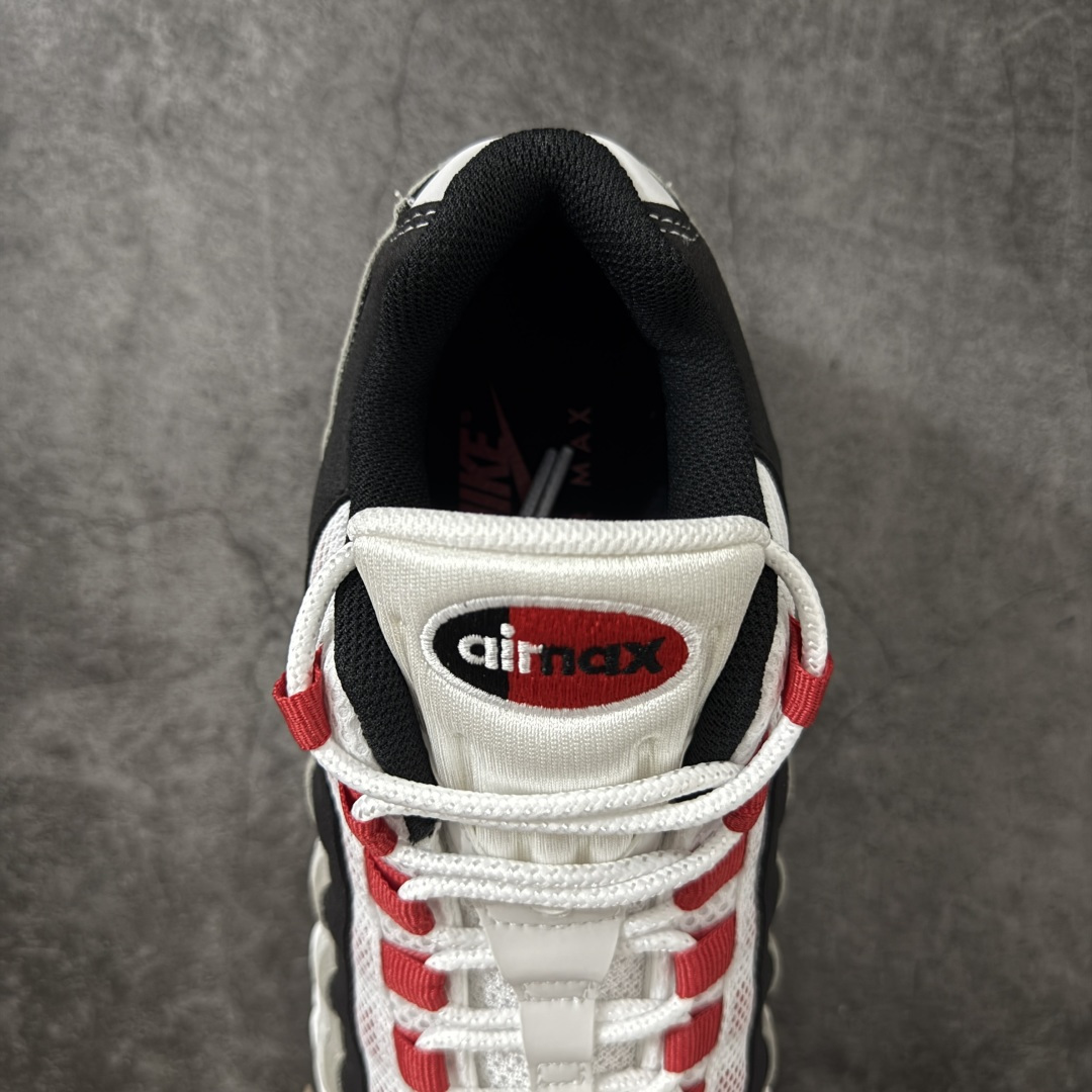 图片[8]-【KZ2.0版本】Nike Air Max 95 灰白红 货号：IB7862-100 外贸顶级专供 区别先行版 全部配色原鞋原尺码开发生产 极致还原 全部原厂材料一比一打造 一眼ZP既视感 欢迎对比市场版本 尺码：40 40.5 41 42 42.5 43 44 44.5 45 46 46.5 47.5 48 48.5-选品中心
