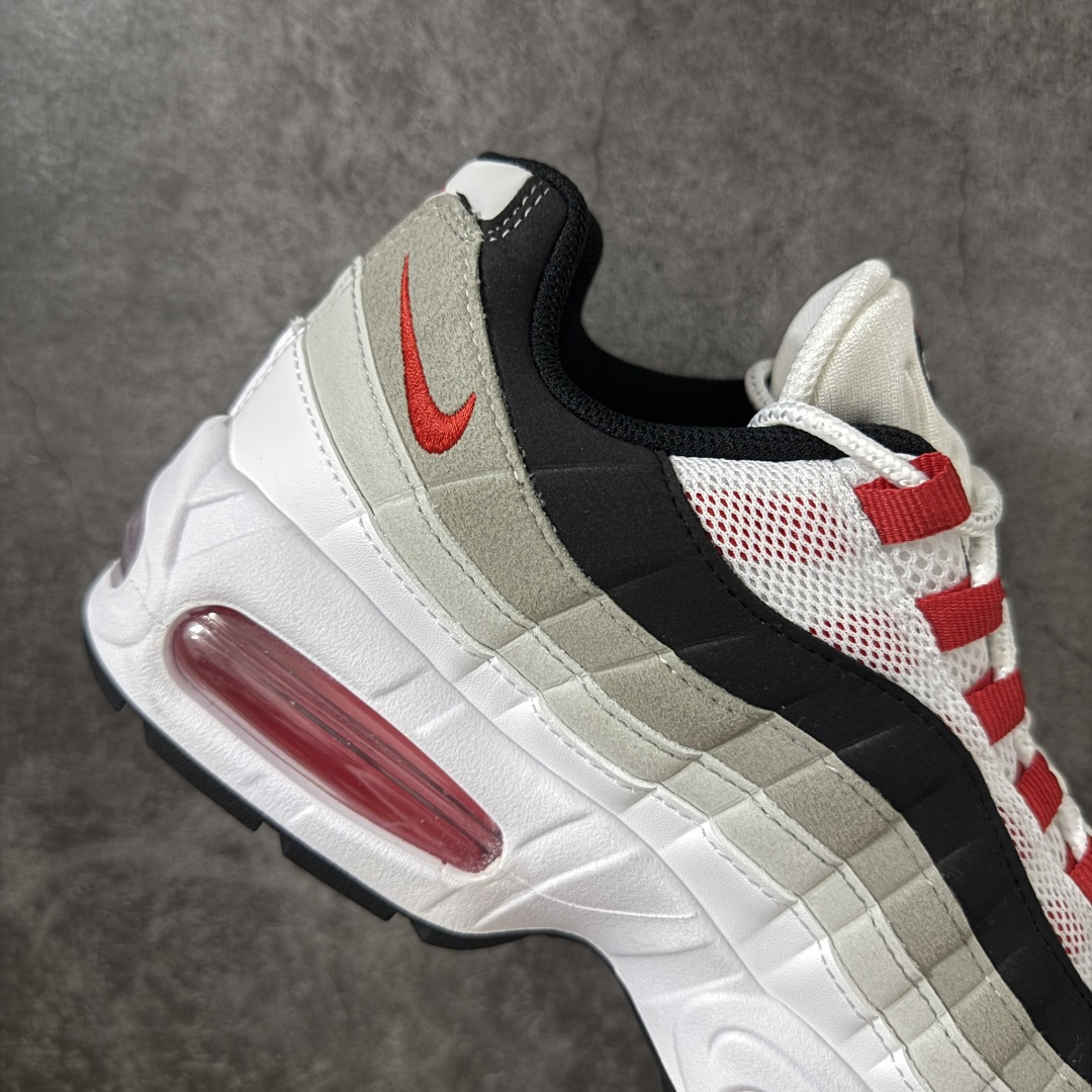 图片[7]-【KZ2.0版本】Nike Air Max 95 灰白红 货号：IB7862-100 外贸顶级专供 区别先行版 全部配色原鞋原尺码开发生产 极致还原 全部原厂材料一比一打造 一眼ZP既视感 欢迎对比市场版本 尺码：40 40.5 41 42 42.5 43 44 44.5 45 46 46.5 47.5 48 48.5-选品中心
