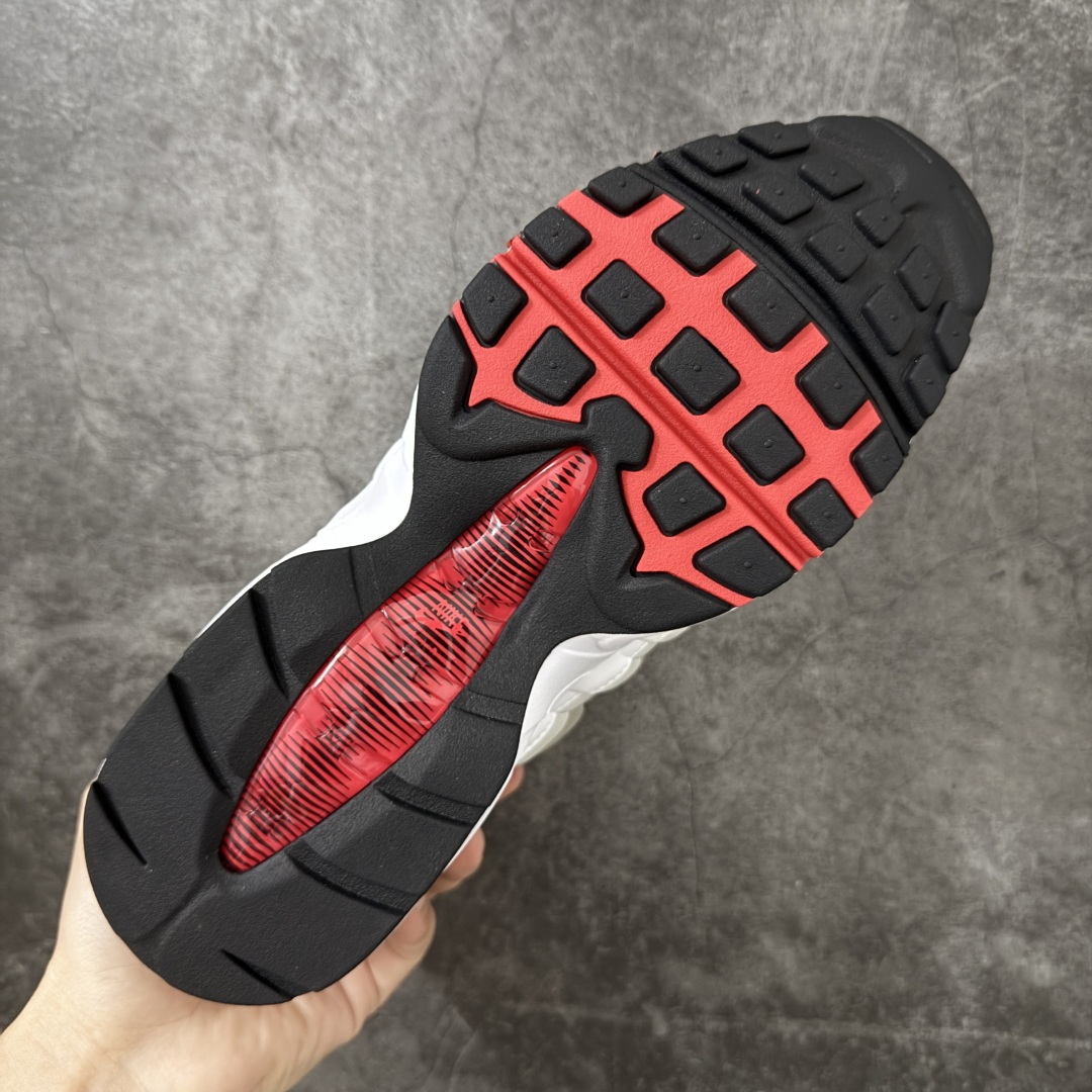 图片[9]-【KZ2.0版本】Nike Air Max 95 灰白红 货号：IB7862-100 外贸顶级专供 区别先行版 全部配色原鞋原尺码开发生产 极致还原 全部原厂材料一比一打造 一眼ZP既视感 欢迎对比市场版本 尺码：40 40.5 41 42 42.5 43 44 44.5 45 46 46.5 47.5 48 48.5-选品中心