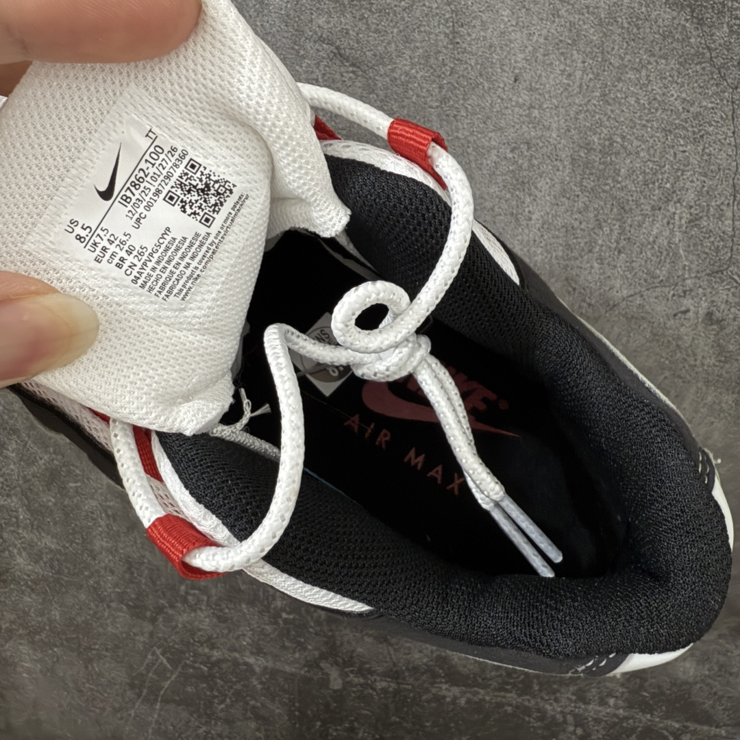 图片[7]-【KZ2.0版本】Nike Air Max 95 灰白红 货号：IB7862-100 外贸顶级专供 区别先行版 全部配色原鞋原尺码开发生产 极致还原 全部原厂材料一比一打造 一眼ZP既视感 欢迎对比市场版本 尺码：40 40.5 41 42 42.5 43 44 44.5 45 46 46.5 47.5 48 48.5-选品中心