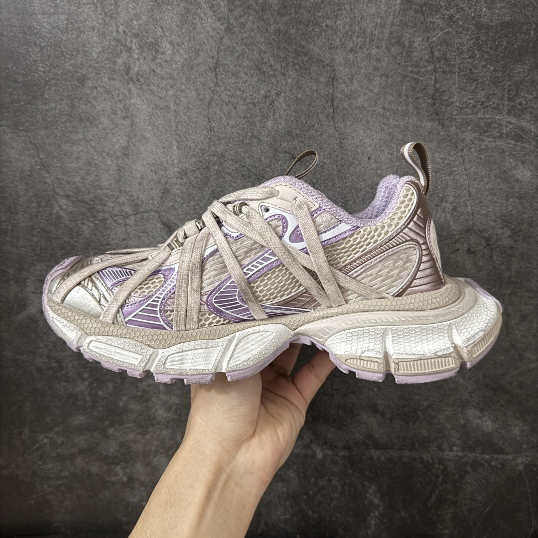 图片[2]-【XA版】巴黎3XL 蜘蛛侠绑带 Balenciaga巴黎世家 24ss 绑带做旧款 巴黎十代网眼潮流百搭低帮老爹鞋 慢工出细活 出货即最强 皮料钢丝纹高频工艺 整体鞋面及大底做旧 网眼破坏磨毛效果 各个方面均无可挑剔 尺码：35-46 偏大一码 建议比正常运动鞋买小一号-选品中心