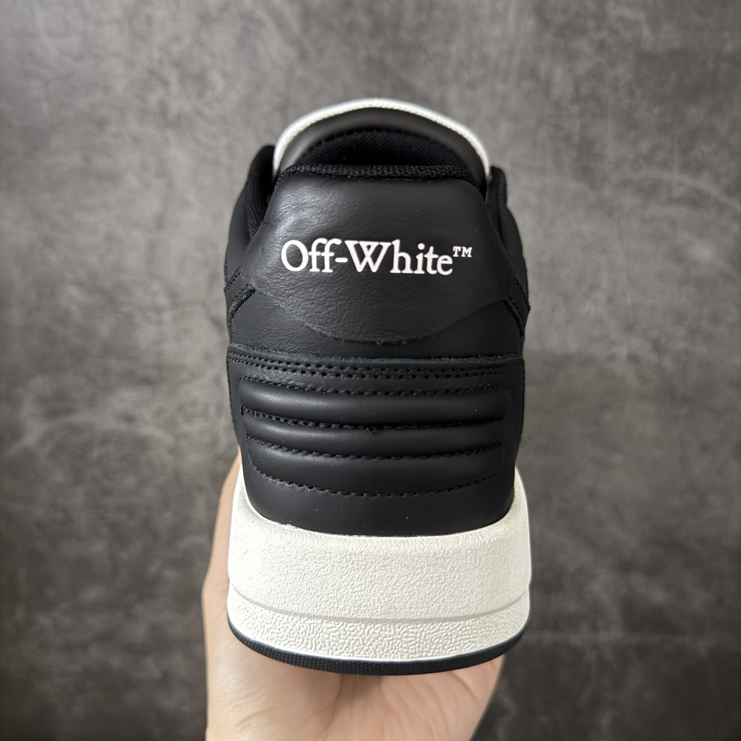 图片[4]-【原厂版】OFF-WHITE Out Of Office OW低帮时尚板鞋 白绿 全新版本 大厂出货 全头层软质皮料 质感满分💯 细节描述市场货 配件齐全 杨幂同款 由经典配色打造 箭头符号、ZipTie 标签、1ogo印花等经典元素皆在此呈现 让人一眼明了 Off-White 的潮流身份 单品以黑白配色皮质制成 饰有品牌标志性 zip Tie 束线带吊牌 侧面饰有 Arrows 图案 展现出品牌对街头风格的偏爱 原厂原档案开发 原盒原标原厂头层皮料 官方原版设计 做工细节全方位对比原鞋 尺码：35 36 37 38 39 40 41 42 43 44 45 46 47-选品中心