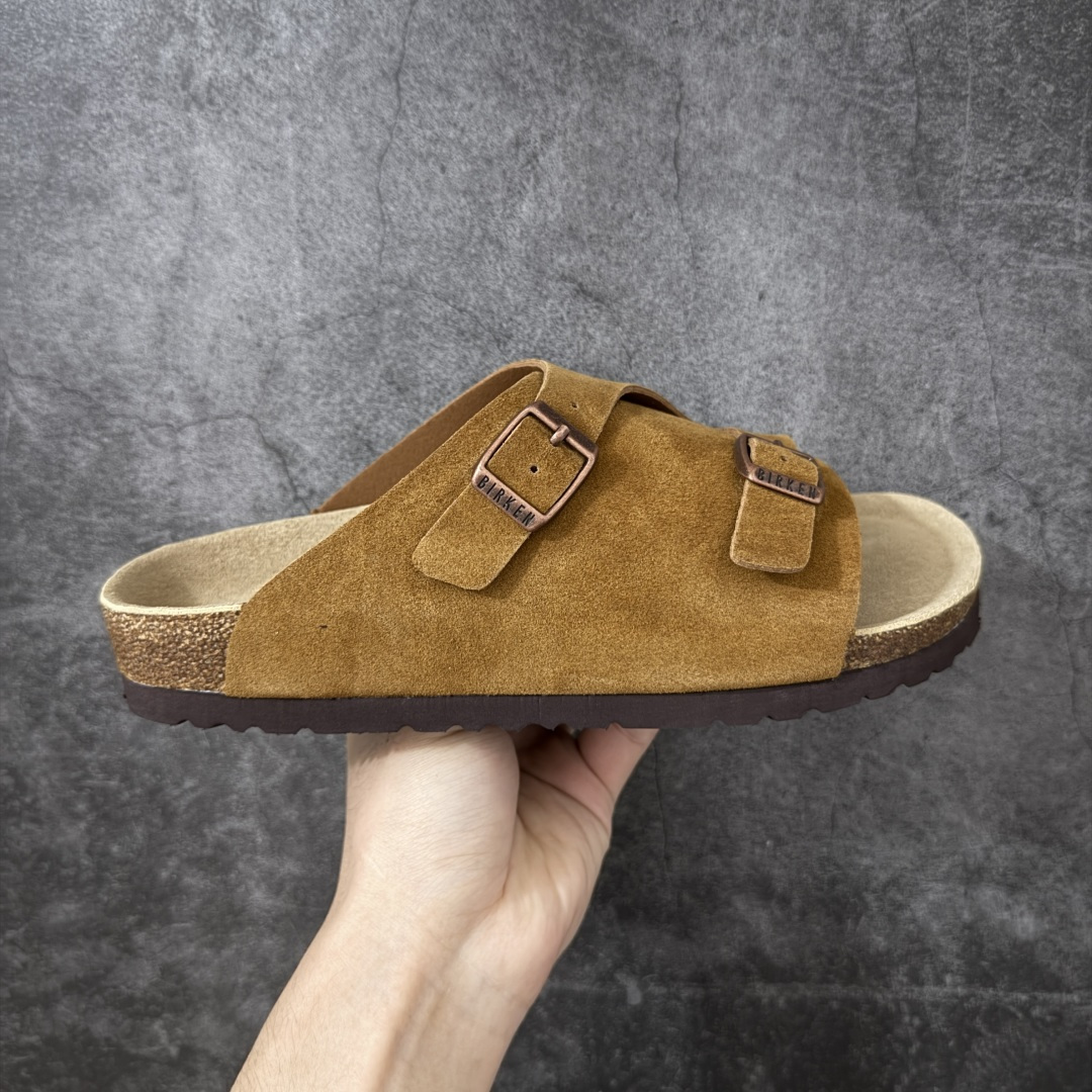 【莞顶G版】Birkenstock\\t 勃肯/博肯软木软底 一体休闲鞋 半拖 品质升级版 市场最好品质 十年ZP代工厂老师傅工艺 纯手工打造原汁原味博肯 市场最强版 没有之一 尺码： 35-45-选品中心