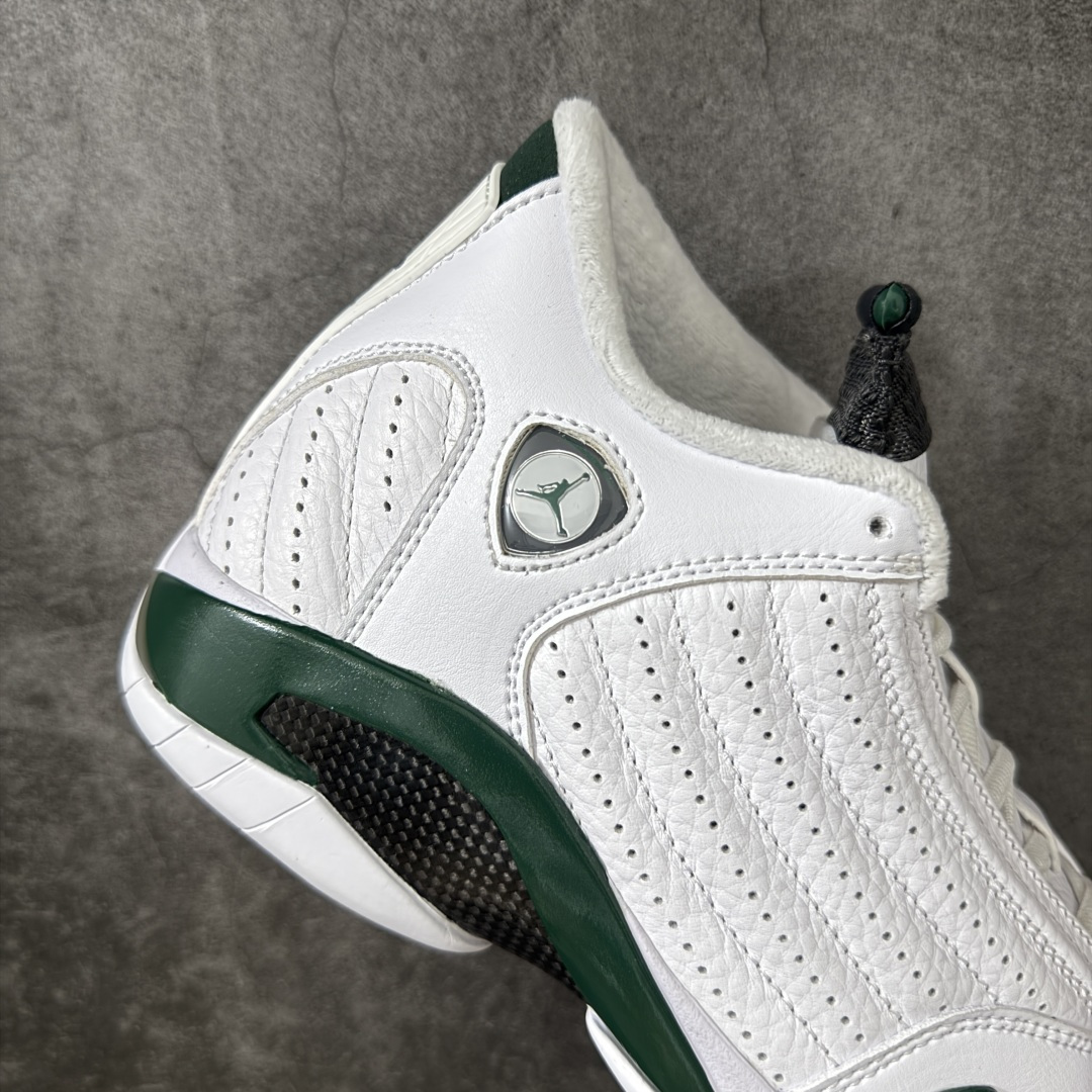 图片[7]-【TK至尊版】Air Jordan 14 Retro AJ14乔14 文化篮球鞋 白绿 311832-131 圈内知名口碑大厂出品 原楦原纸板 原厂皮料 高端外贸充正 零售专供品质 极致一眼正品既视感 高端外贸零售专供品质 尺码：40 40.5 41 42 42.5 43 44 44.5 45 46 47.5 48.5-选品中心