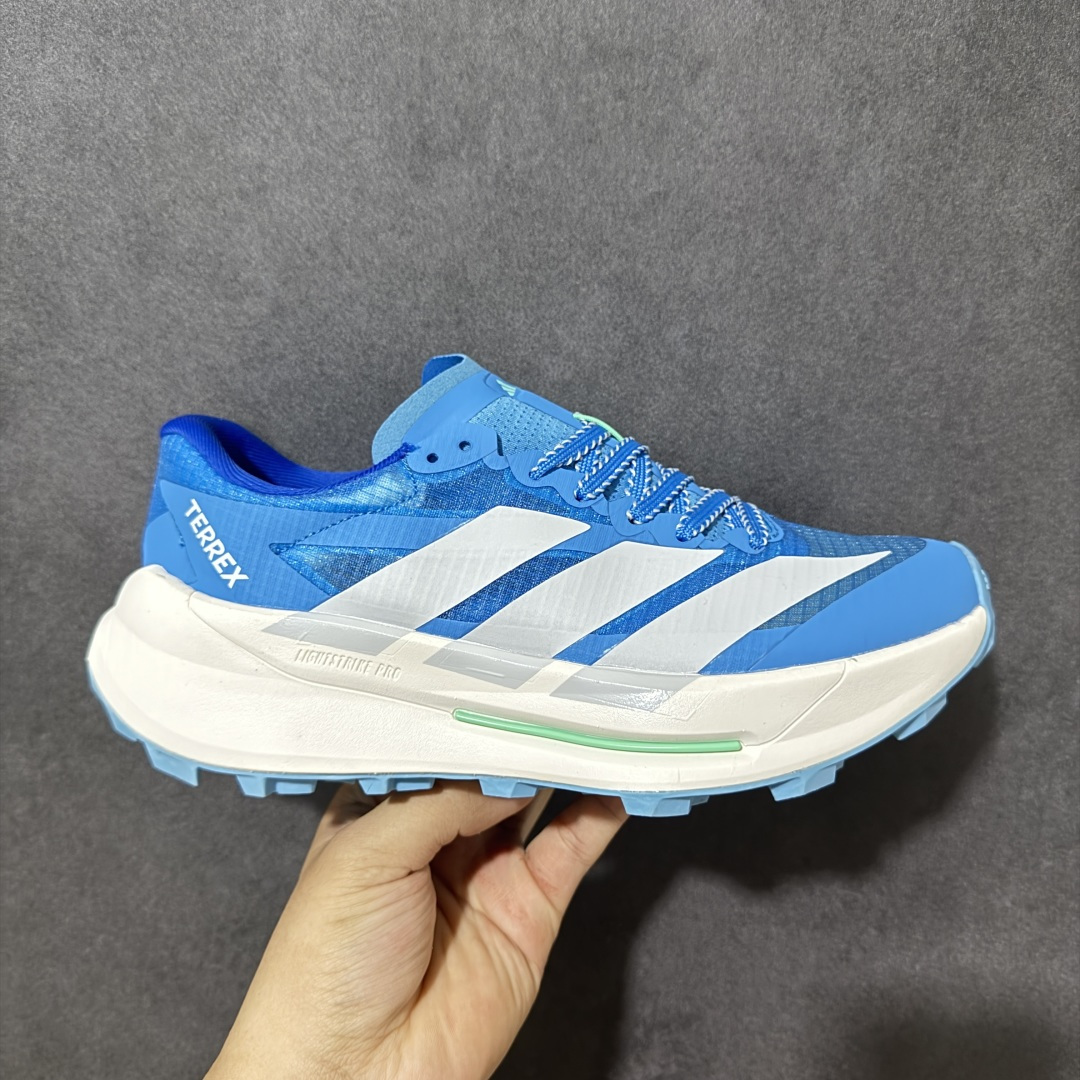 【公司级】阿迪达斯Adidas Terrex Agravic Trail 大速流星代系列户外越野体育低帮休闲运动慢跑鞋 Adidas/阿迪达斯 男女鞋，采用网织物 + 热熔框架支撑‌鞋面材质，双层MD高弹中底+耐磨锯齿橡胶外底❗️力求伴你勇攀高峰,挑战耐力！ 尺码：36-45 货号：JR9112-选品中心