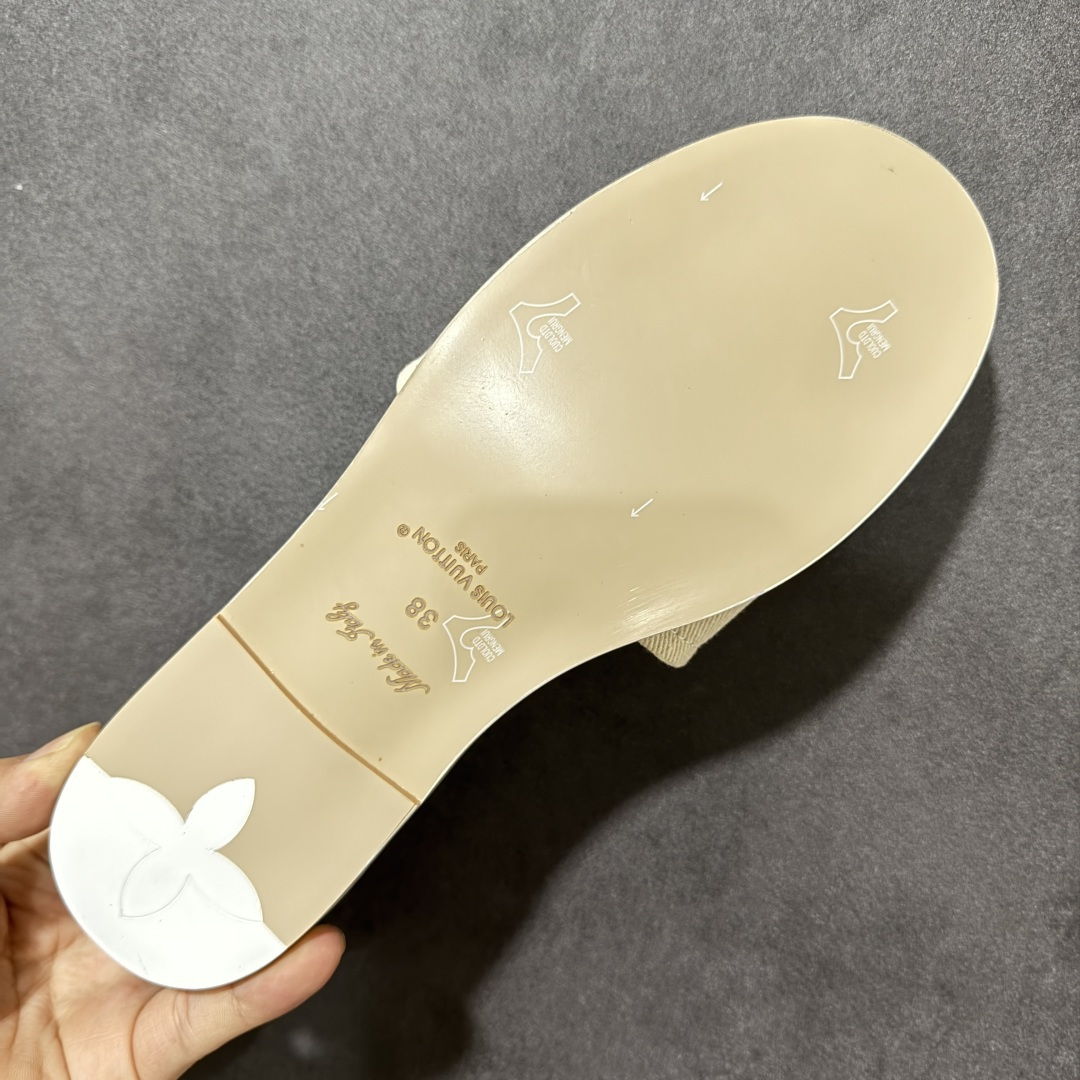 图片[9]-【广东版】LV LILY FLAT MULE 26S 平底 一字拖鞋1.5cm 女款 尺码：35-40-选品中心