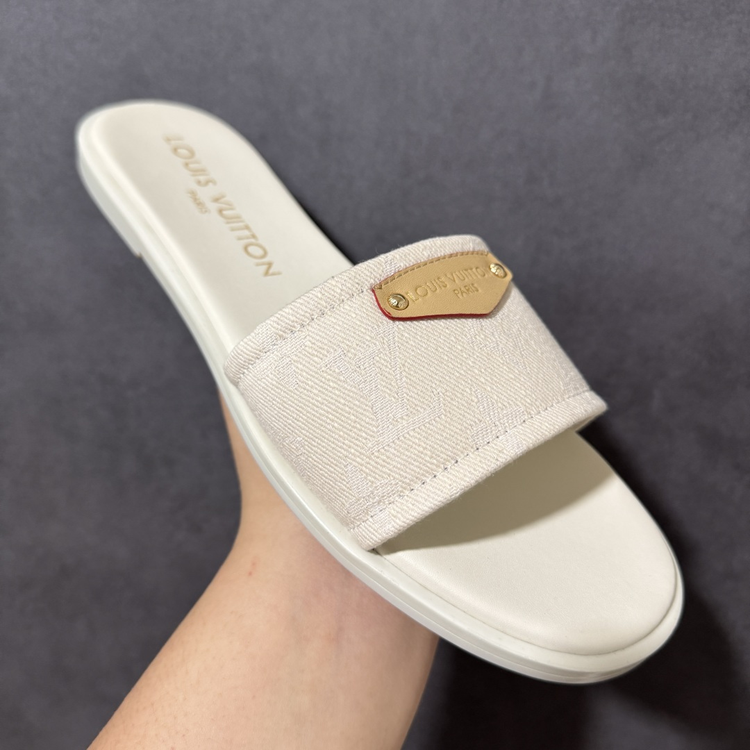 图片[3]-【广东版】LV LILY FLAT MULE 26S 平底 一字拖鞋1.5cm 女款 尺码：35-40-选品中心