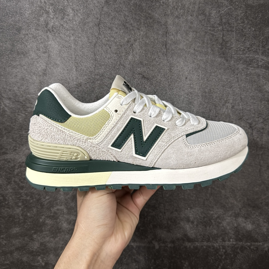 【公司级】New Balance NB574 低帮复古休闲慢跑鞋 原装公司级 毛边牛仔面料 ENCAP缓震中底 原盒原标 天猫京东平台专供 早期外围实体充正案例无数，外贸客户指定订单 前后掌分段组合大底 内置科技软底 缓震效果极佳 货号：U574LGQW 尺码：36-45-选品中心