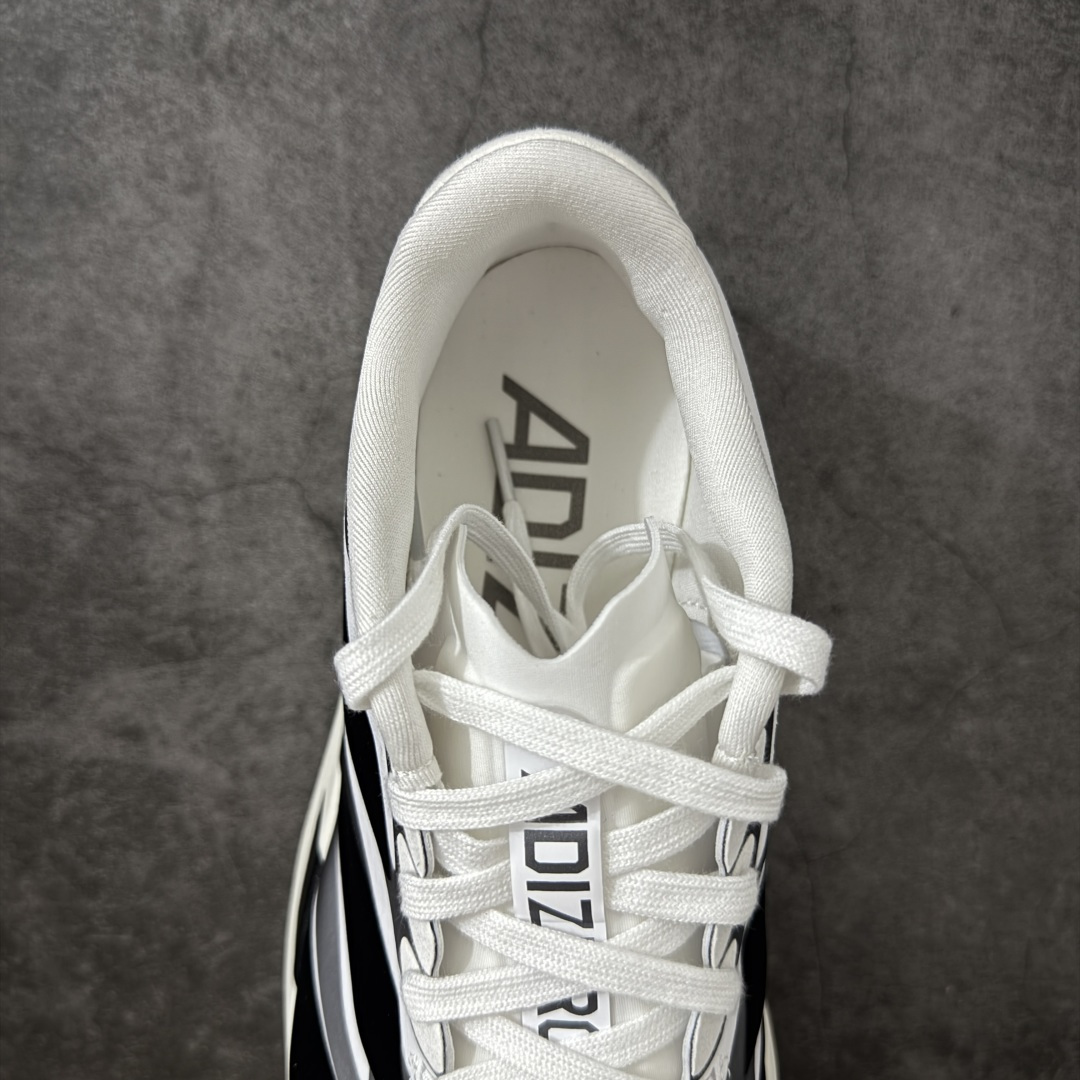 图片[8]-【RS纯原】AD Adizero Eva SL EXO M 零度进化版系列低帮轻便透气竞速休闲运动慢跑鞋 KI4763 全新版本出货 品相相当完美 细节到位 全鞋均使用原材料 原档案打造 内置碳板 目前市场最强 欢迎对比 相信大家对去年 adidas 横空出世的「顶级超跑」adiZero Adios Pro EVO 1 记忆犹新！不仅登顶阿迪史上最轻跑鞋宝座，更在接下来的全球马拉松赛事中，持续书写着惊人成绩，被网友戏称新一代「阿迪神鞋」全网刷屏！极简设计语言与强烈速度感和存在感的鞋侧三线，让人过目不忘，特别种草！其中定位于中长跑训练的 adidas Adizero Evo SL，整体外观造型与 adiZero Adios Pro EVO 1 非常相似。中底配置方面搭载全掌 Lightstrike Pro，鞋面采用透气网面示人，契合日常训练鞋的定位，更加耐用。外底给到了马牌橡胶，及类似上代竞速旗舰 adidas Adizero Adios Pro 3 区域分布。整体看下来无论是外观的鲜明辨识度，还是配置的扎实程度都很顶。 尺码：36-45-选品中心