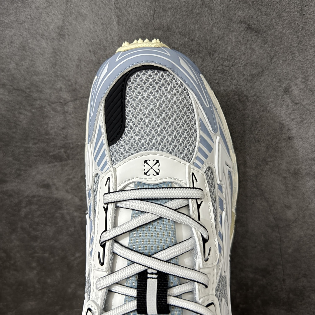 图片[5]-【OK纯原版本】OFF-WHITE OW运动鞋 春夏走秀款球鞋 所有配件均通过定做出产正品裁片 原版比例大箭头定制网眼布双拼牛皮进口机器针车 数控针距精准做工不输大牌里层为高密度透气网眼布/垫脚羊皮私模重工抓地橡胶底 后跟坡度最贴切原版鞋型脱模 厚底约4CM 原盒包装配 TPU大底 尺码：35-46-选品中心