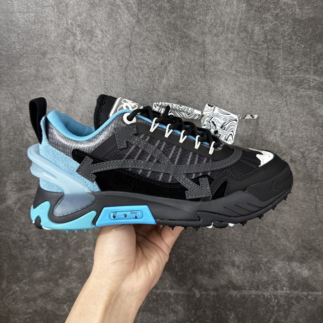 【OK纯原版本】OFF-WHITE OW运动鞋 春夏走秀款球鞋 所有配件均通过定做出产正品裁片 原版比例大箭头定制网眼布双拼牛皮进口机器针车 数控针距精准做工不输大牌里层为高密度透气网眼布/垫脚羊皮私模重工抓地橡胶底 后跟坡度最贴切原版鞋型脱模 厚底约4CM 原盒包装配 TPU大底 尺码：35-46-选品中心