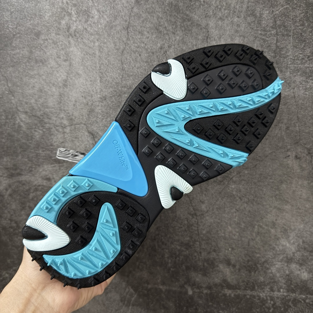 图片[9]-【OK纯原版本】OFF-WHITE OW运动鞋 春夏走秀款球鞋 所有配件均通过定做出产正品裁片 原版比例大箭头定制网眼布双拼牛皮进口机器针车 数控针距精准做工不输大牌里层为高密度透气网眼布/垫脚羊皮私模重工抓地橡胶底 后跟坡度最贴切原版鞋型脱模 厚底约4CM 原盒包装配 TPU大底 尺码：35-46-选品中心
