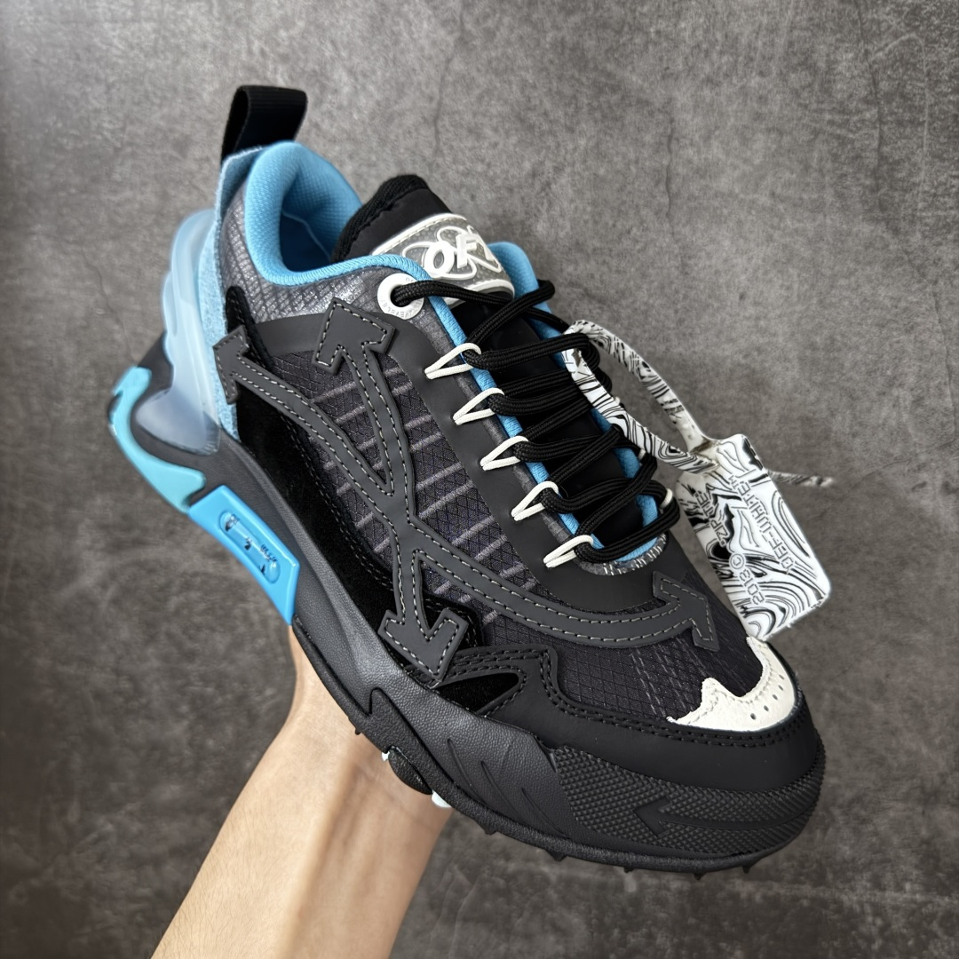 图片[3]-【OK纯原版本】OFF-WHITE OW运动鞋 春夏走秀款球鞋 所有配件均通过定做出产正品裁片 原版比例大箭头定制网眼布双拼牛皮进口机器针车 数控针距精准做工不输大牌里层为高密度透气网眼布/垫脚羊皮私模重工抓地橡胶底 后跟坡度最贴切原版鞋型脱模 厚底约4CM 原盒包装配 TPU大底 尺码：35-46-选品中心