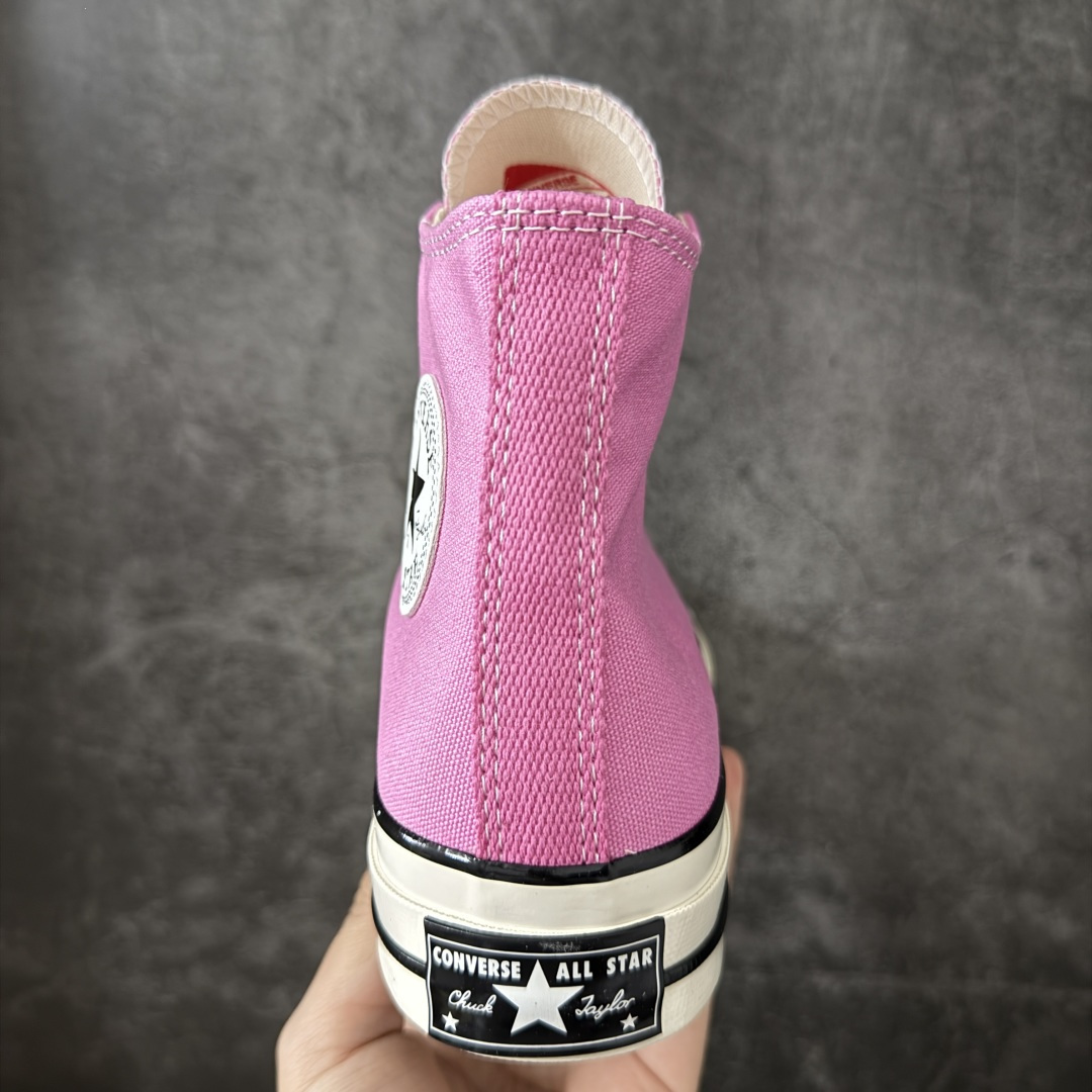 图片[4]-【虎扑2.0小头版】 Converse Chuck All Star 1970S 经典款潮流耐磨帆布鞋 粉高 164947C 全新开发 不仅仅为小鞋头 细节 材料 做工 全方位升级 经典永不过时 十年老厂出品 平台正品订单 超稳定的品控清洁度 全套原厂材料配置 原厂硫化工艺 油性扁平尖头 原厂楦头纸板数据 一体化超软蓝底加持 超软EVA鞋垫 后掌灰色缓震胶 脚感一比一还原 耐磨橡胶大底 越南产内外标 原盒黑色吊牌 超高清洁度 随意冲正 如有更好白送 尺码：35 36 36.5 37 37.5 38 39 39.5 40 41 41.5 42 42.5 43 44-选品中心