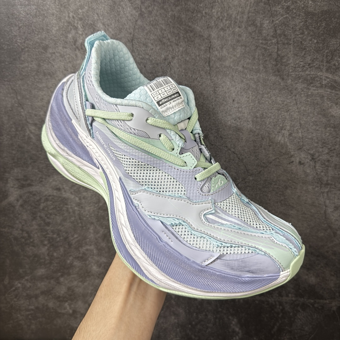 图片[3]-【VG纯原】Balenciaga巴黎世家26代 Jet 压纹印花 圆头厚底4.25cm 低帮 老爹鞋 马卡龙 市场老牌巴黎世家大厂出品 品质价格无需多言 原鞋原材料打造 一比一细节还原 此款相对之前款式轻质很多 超厚鞋底增高4-5cm 高街风格-选品中心