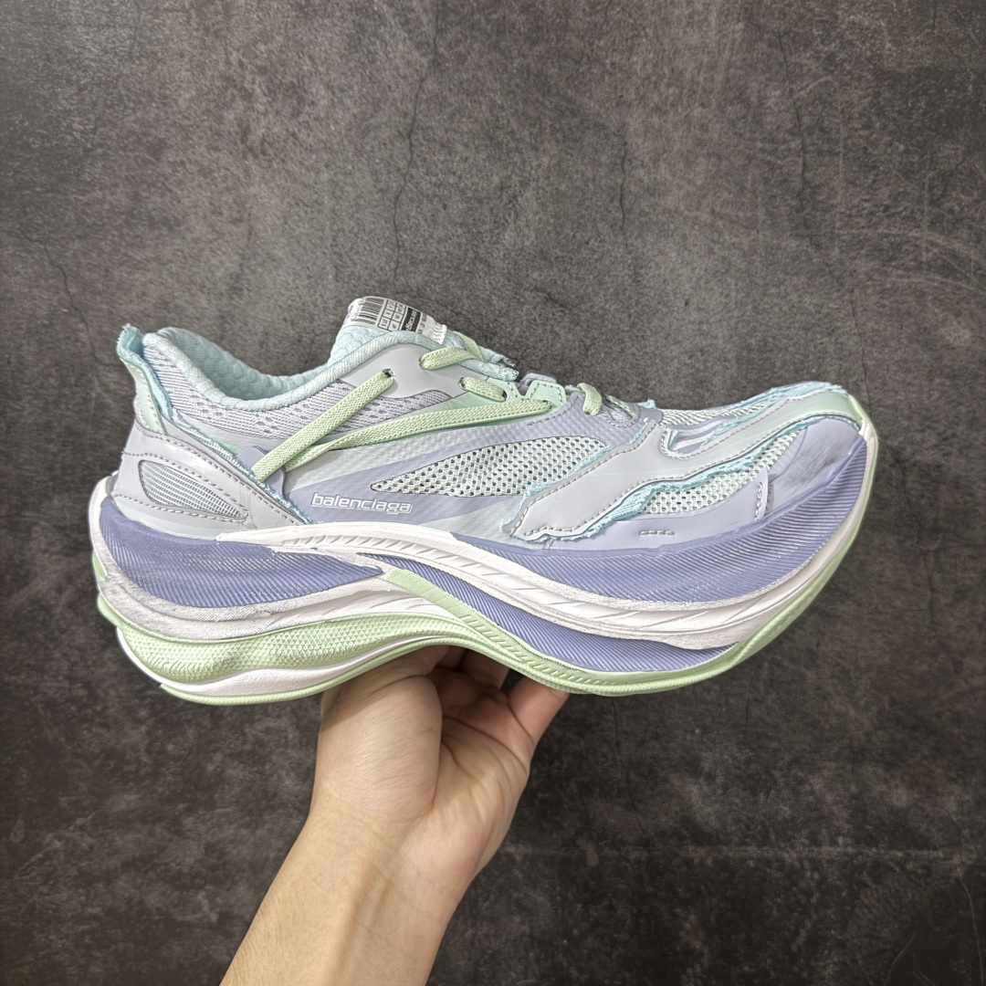 【VG纯原】Balenciaga巴黎世家26代 Jet 压纹印花 圆头厚底4.25cm 低帮 老爹鞋 马卡龙 市场老牌巴黎世家大厂出品 品质价格无需多言 原鞋原材料打造 一比一细节还原 此款相对之前款式轻质很多 超厚鞋底增高4-5cm 高街风格-选品中心