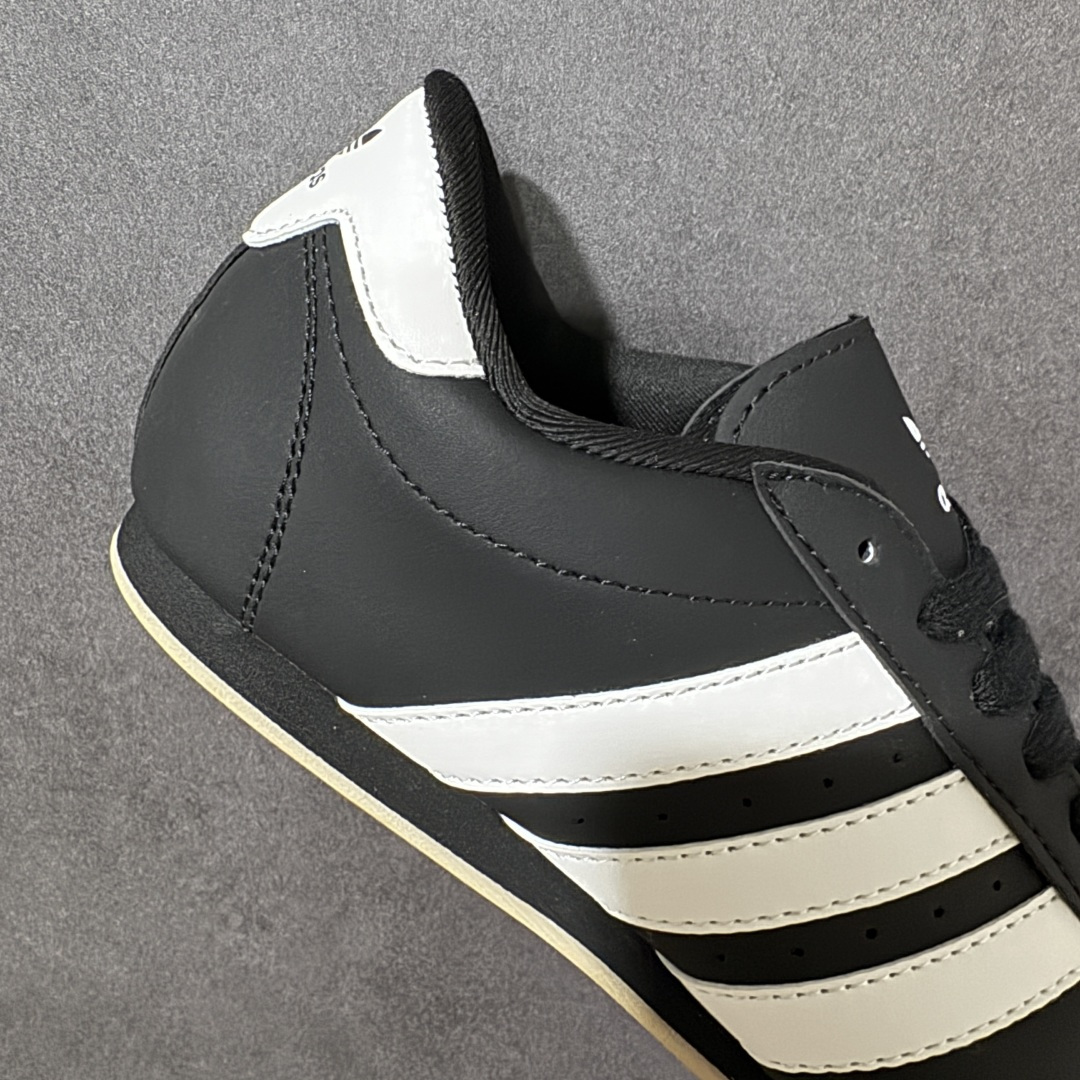 图片[7]-【公司级】阿迪达斯 ADIDAS ORIGINALS TAEKWONDO 时尚百搭 防滑 一脚蹬 低帮 训练鞋 男女款 黑白色德训鞋 潮运动板鞋。 adidas Martial Arts武术/Taekwondo跆拳道是adidas专业运动系列之一,生产针对武术、跆拳道等专业运动的服装、装备 货号：JS1193 尺码：36-45-选品中心