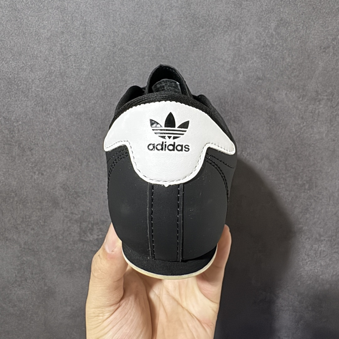 图片[4]-【公司级】阿迪达斯 ADIDAS ORIGINALS TAEKWONDO 时尚百搭 防滑 一脚蹬 低帮 训练鞋 男女款 黑白色德训鞋 潮运动板鞋。 adidas Martial Arts武术/Taekwondo跆拳道是adidas专业运动系列之一,生产针对武术、跆拳道等专业运动的服装、装备 货号：JS1193 尺码：36-45-选品中心