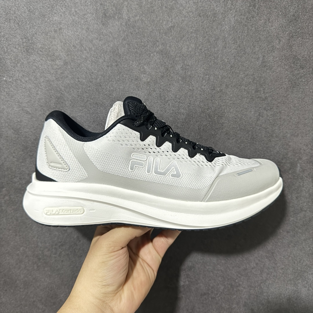【公司级】Fila Nuvole 4 Run 斐乐柔云4.0时尚简约经典百搭厚底减震透气回弹跑步鞋 货号：A12M621103FBB  尺码：40-45带半码-选品中心