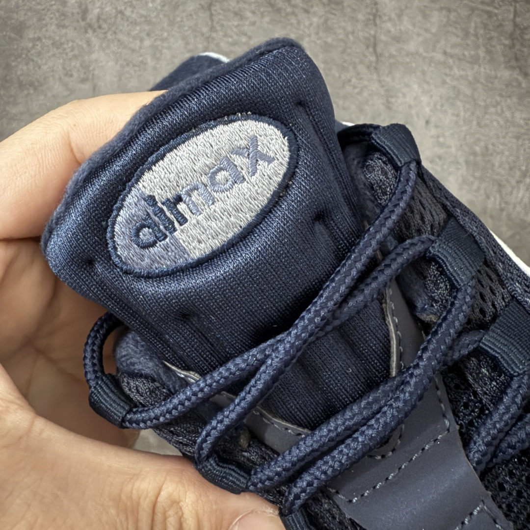图片[6]-【KZ2.0版本】Nike Air Max 95 蓝色 货号：IH4457-400 外贸顶级专供 区别先行版 全部配色原鞋原尺码开发生产 极致还原 全部原厂材料一比一打造 一眼ZP既视感 欢迎对比市场版本 尺码：40 40.5 41 42 42.5 43 44 44.5 45 46 46.5 47.5 48 48.5-选品中心