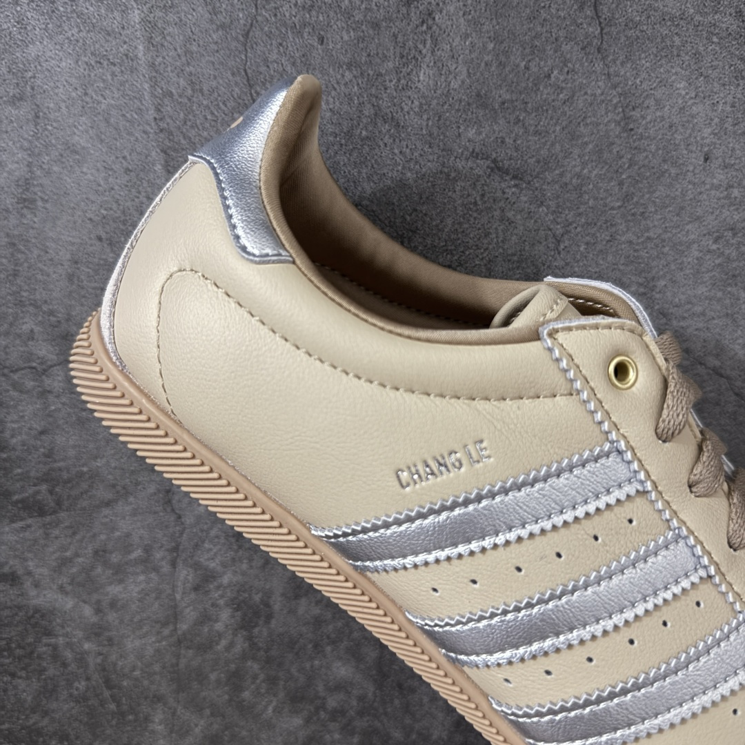 图片[7]-【渠道纯原版】Adidas Originals Changle系列 阿迪达斯 三叶草 百搭低帮休闲运动板鞋 KJ3961 市场最高版本 完美还原zp细节，注意区别市场任何版本，完全不是一路货色‼️ 全鞋原材料打造，无任何色差，正确鞋型，后跟港宝材料定型，正确微透生胶大底，反口内里头层细腻小牛皮，纸板中底 鞋垫背胶，侧面正确烫金压印字母，所有细节完美还原‼️ 尺码：35 36 36.5 37 38 38.5 39 40 40.5 41 42 42.5 43 44 44.5 45-选品中心