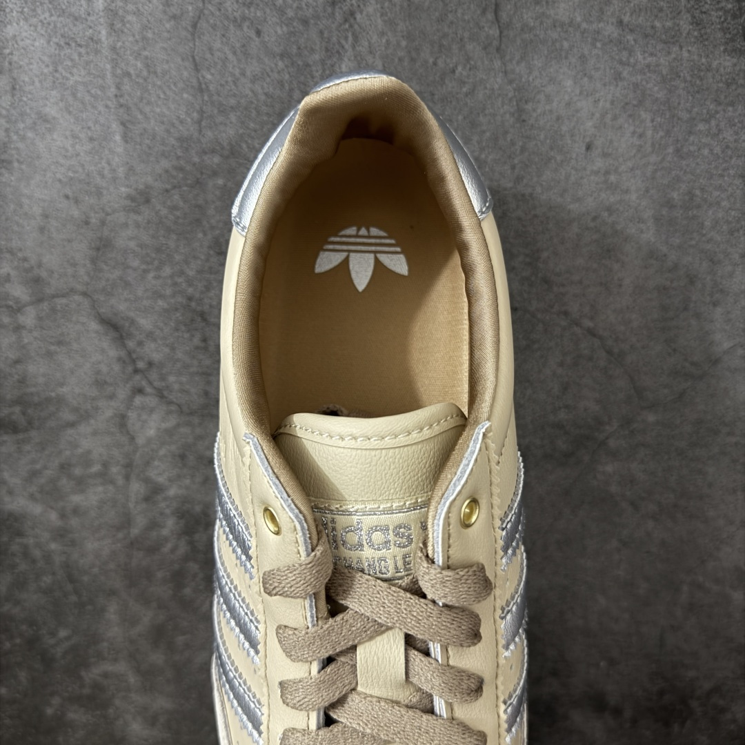 图片[8]-【渠道纯原版】Adidas Originals Changle系列 阿迪达斯 三叶草 百搭低帮休闲运动板鞋 KJ3961 市场最高版本 完美还原zp细节，注意区别市场任何版本，完全不是一路货色‼️ 全鞋原材料打造，无任何色差，正确鞋型，后跟港宝材料定型，正确微透生胶大底，反口内里头层细腻小牛皮，纸板中底 鞋垫背胶，侧面正确烫金压印字母，所有细节完美还原‼️ 尺码：35 36 36.5 37 38 38.5 39 40 40.5 41 42 42.5 43 44 44.5 45-选品中心