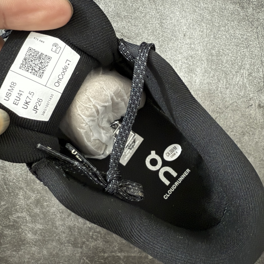 图片[7]-【RS纯原】ON 昂跑 Cloudrunner 3 wide 系列 网面休闲跑步鞋 3MG10071430 鞋面采用一体成型布料 有弹性非常透气 鞋底是镂空设计 运用了CLOUDTEC专利技术 弹力十足 毫无负重感 适合日常长距离行走或者休闲旅游 跑步 尺码：36-47 含半码-选品中心