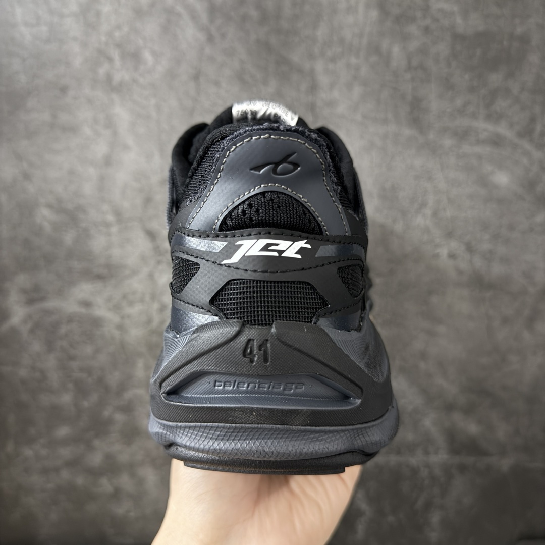 图片[4]-【XA纯原】Balenciaga巴黎世家26代 Jet 压纹印花 圆头厚底4.25cm 低帮 老爹鞋 黑色 市场老牌巴黎世家大厂出品 品质价格无需多言 原鞋原材料打造 一比一细节还原 此款相对之前款式轻质很多 超厚鞋底增高4-5cm 高街风格-选品中心