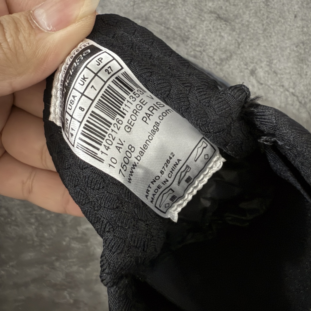 图片[7]-【XA纯原】Balenciaga巴黎世家26代 Jet 压纹印花 圆头厚底4.25cm 低帮 老爹鞋 黑色 市场老牌巴黎世家大厂出品 品质价格无需多言 原鞋原材料打造 一比一细节还原 此款相对之前款式轻质很多 超厚鞋底增高4-5cm 高街风格-选品中心