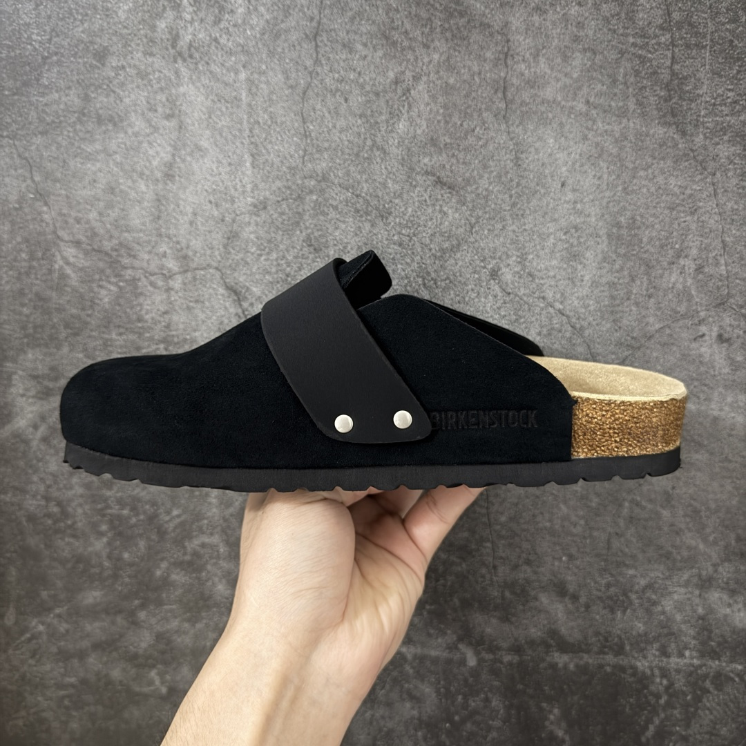图片[2]-【莞顶G版】Birkenstock\\t 勃肯/博肯软木软底 一体休闲鞋 半拖 黑色 品质升级版 市场最好品质 十年ZP代工厂老师傅工艺 纯手工打造原汁原味博肯 市场最强版 没有之一 尺码： 35-45-选品中心