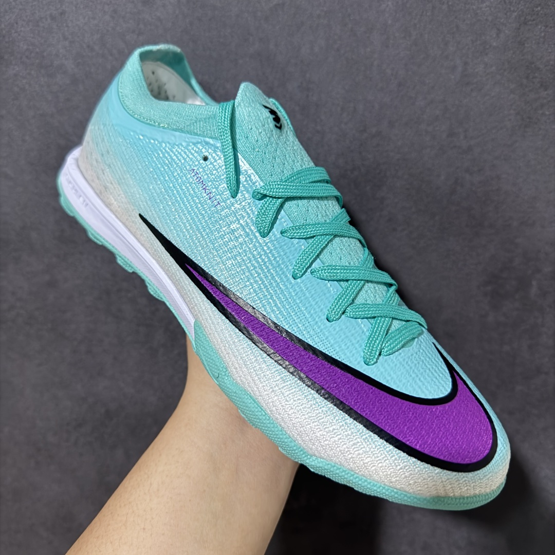 图片[3]-【公司级】NK Mercurial Vapor 17 Elite FG 刺客17轻量耐磨足球鞋 采用Flyknit+Gripknit+Atomknit组合鞋面，是历代最薄的Mercurial鞋面之一，干湿环境下都有出色控球，袜套式贴合、磨合周期短；升级的3/4长度Air Zoom气垫缓震，相比Vapor15覆盖面积更大，推进感更强 货号：FQ2608-303 尺码：36 37 38 39 40 41 42 43 44 45-选品中心