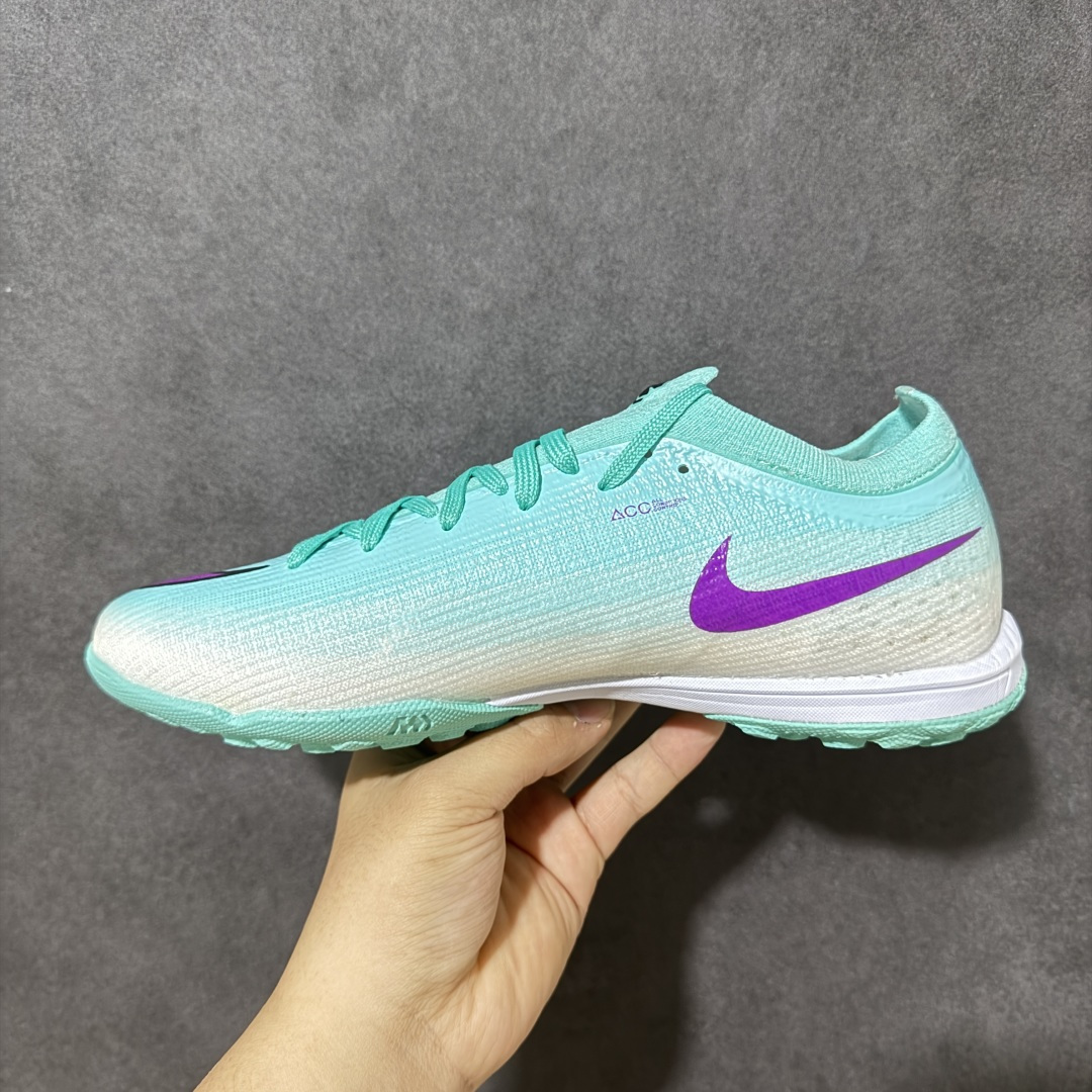 图片[2]-【公司级】NK Mercurial Vapor 17 Elite FG 刺客17轻量耐磨足球鞋 采用Flyknit+Gripknit+Atomknit组合鞋面，是历代最薄的Mercurial鞋面之一，干湿环境下都有出色控球，袜套式贴合、磨合周期短；升级的3/4长度Air Zoom气垫缓震，相比Vapor15覆盖面积更大，推进感更强 货号：FQ2608-303 尺码：36 37 38 39 40 41 42 43 44 45-选品中心