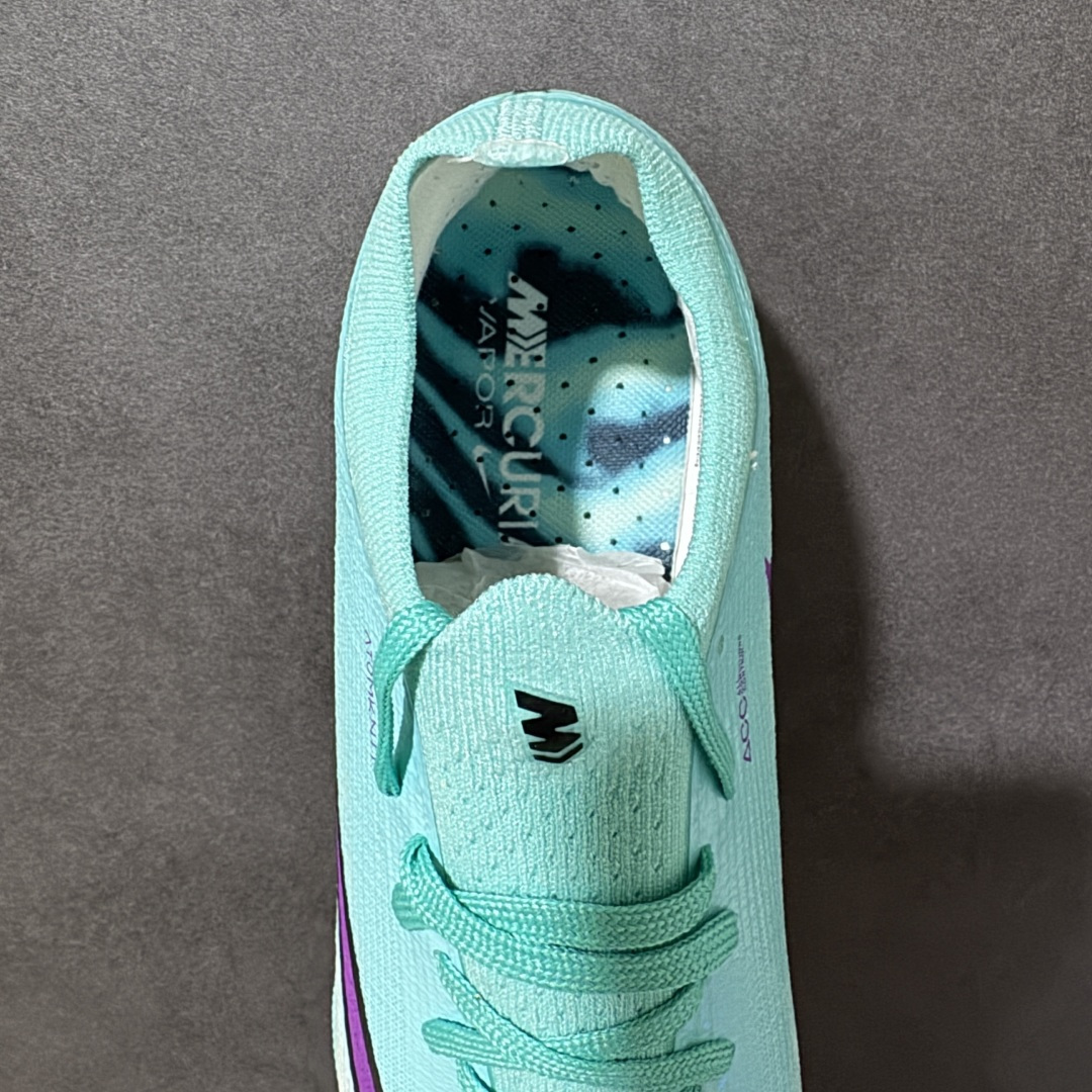 图片[6]-【公司级】NK Mercurial Vapor 17 Elite FG 刺客17轻量耐磨足球鞋 采用Flyknit+Gripknit+Atomknit组合鞋面，是历代最薄的Mercurial鞋面之一，干湿环境下都有出色控球，袜套式贴合、磨合周期短；升级的3/4长度Air Zoom气垫缓震，相比Vapor15覆盖面积更大，推进感更强 货号：FQ2608-303 尺码：36 37 38 39 40 41 42 43 44 45-选品中心
