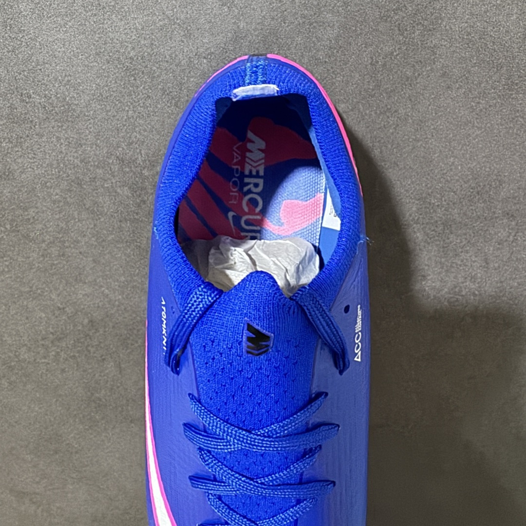 图片[6]-【公司级】NK Mercurial Vapor 17 Elite FG 刺客17轻量耐磨足球鞋 采用Flyknit+Gripknit+Atomknit组合鞋面，是历代最薄的Mercurial鞋面之一，干湿环境下都有出色控球，袜套式贴合、磨合周期短；升级的3/4长度Air Zoom气垫缓震，相比Vapor15覆盖面积更大，推进感更强 货号：HJ7326-611 尺码：36 37 38 39 40 41 42 43 44 45-选品中心