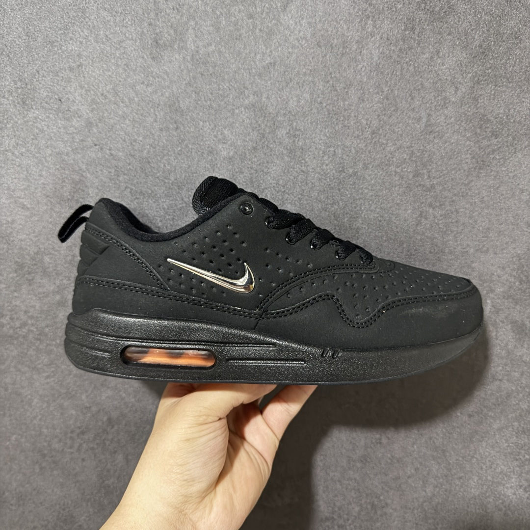 【公司级】Nike Air Max 1 耐克气垫 缓震 耐磨运动鞋 鞋身材质均选择皮革 织物 麂皮多种材质覆盖 保证质感的前提下 层次感也相当不错带有开窗式 Air Max 气垫的中底收尾 完善整体造型设计 货号：HQ4308-001 尺码：36 36.5 37.5 38 38.5 39 40 40.5 41 42 42.5 43 44 45 46 47-选品中心