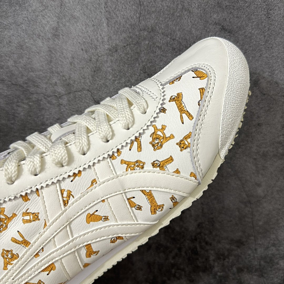 图片[6]-【K13头层版】Onitsuka Tiger Mexico 66 亚瑟士鬼冢虎复古经典板鞋 平台专供 原鞋开发 采用原厂材料 全头层纳帕细纹皮面 质感无敌 全新玻璃刀切割皮料 超高清洁度 纹路、色泽、皮心颜色 质感百分百还原 海外订单工厂出品 超成熟稳定的做工品控 原装全套纸板楦头开发 原汁原味 完美呈现版型 私模正确鞋底咬花纹路 一比一鞋头弧度高度鞋身弧度 绝不口嗨 细节品控鞋型随意秒杀市面 原档咬花纹路私模大底 一个单元有六个三角形 总体形拼接呈现花瓣状 官方四联吊牌 原装Ortholite轻量化鞋垫 原盒原配 质保卡 说明书 钢印防尘纸 纸板中底带钢印 乳胶组合鞋垫带足弓 支持全方位的对比专柜 尺码：36 37 37.5 38 39 39.5 40 40.5 41.5 42 42.5 43.5 44 44.5 45-选品中心