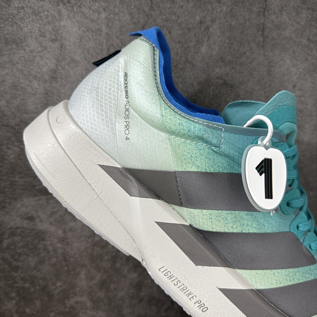图片[7]-【NO.1纯原】Adidas Adizero Adios Pro 4 M竞训跑步鞋 JS2579 市场独一档品质 区别所有版本 原鞋购入开发数月 原材料 原档案打造 细节版型一比一 独立双层组合底私模.超软弹发泡超临界底 搭配ENERGYRODS 2.0真碳柱，每一步都动力满满 鞋面用的是Lightlock技术，轻透又贴合，就像给脚定制的一样。 中底是全掌Lightstrike Pro泡棉，软弹感超绝 真正一比一还原真实脚感💪🏻 尺码：36 36.5 37 38 38.5 39 40 40.5 41 42 42.5 43 44 44.5 45 46-选品中心