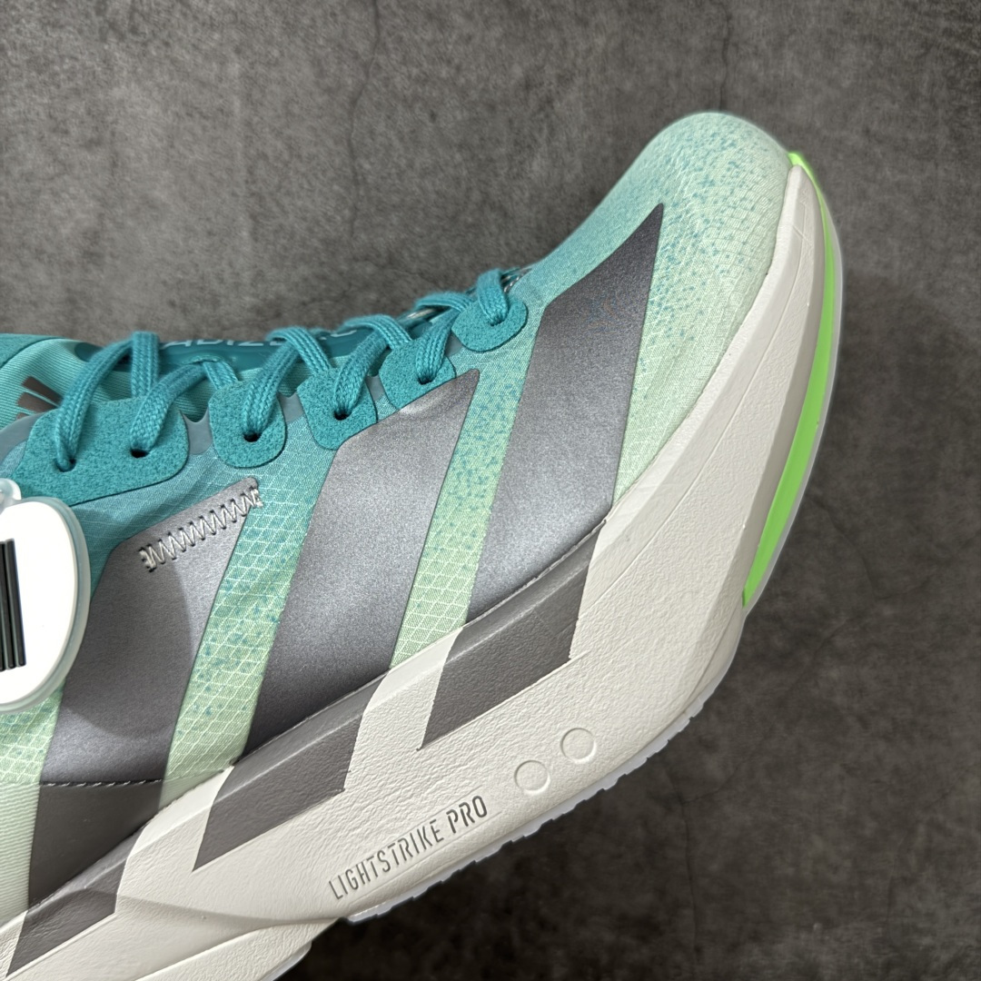 图片[6]-【NO.1纯原】Adidas Adizero Adios Pro 4 M竞训跑步鞋 JS2579 市场独一档品质 区别所有版本 原鞋购入开发数月 原材料 原档案打造 细节版型一比一 独立双层组合底私模.超软弹发泡超临界底 搭配ENERGYRODS 2.0真碳柱，每一步都动力满满 鞋面用的是Lightlock技术，轻透又贴合，就像给脚定制的一样。 中底是全掌Lightstrike Pro泡棉，软弹感超绝 真正一比一还原真实脚感💪🏻 尺码：36 36.5 37 38 38.5 39 40 40.5 41 42 42.5 43 44 44.5 45 46-选品中心
