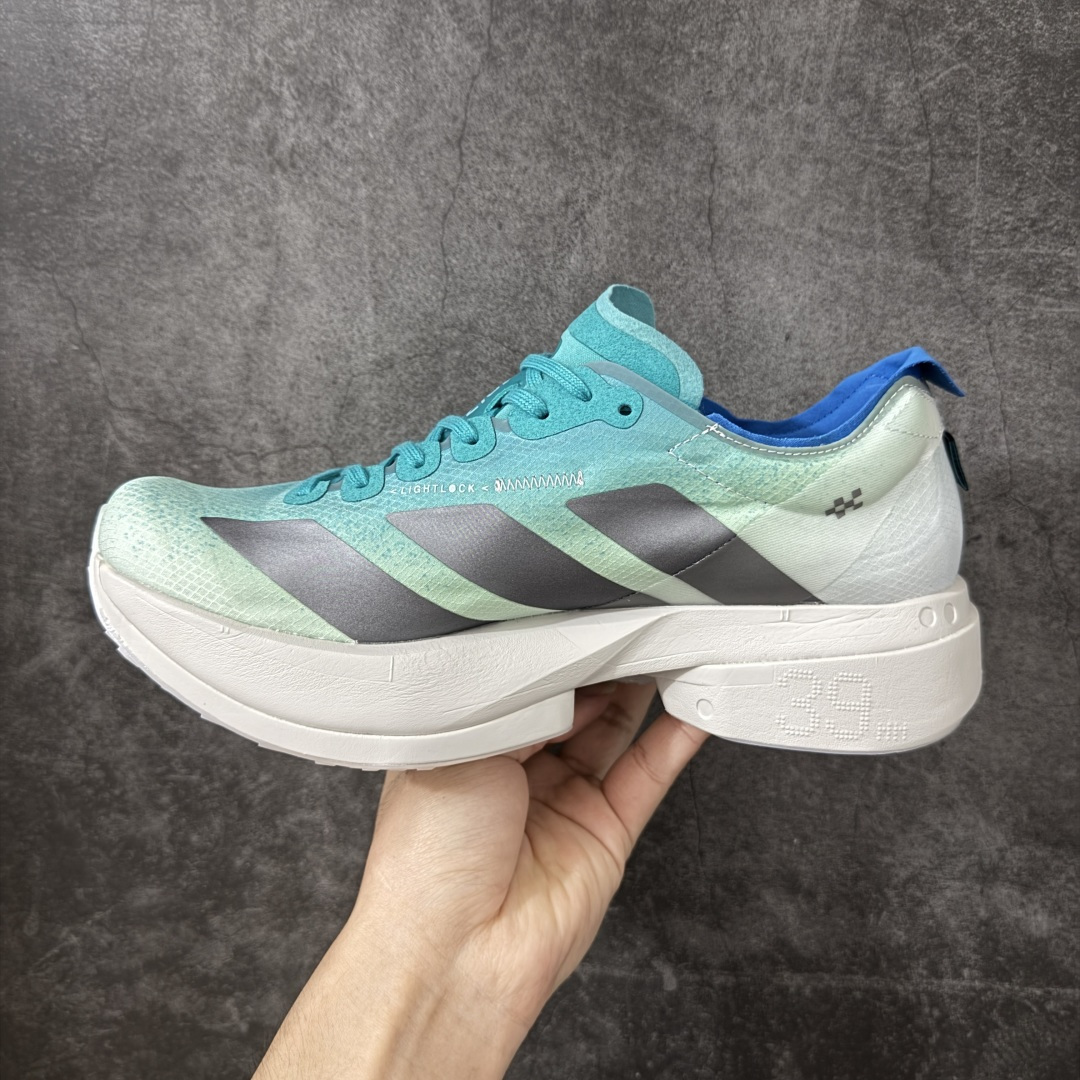 图片[2]-【NO.1纯原】Adidas Adizero Adios Pro 4 M竞训跑步鞋 JS2579 市场独一档品质 区别所有版本 原鞋购入开发数月 原材料 原档案打造 细节版型一比一 独立双层组合底私模.超软弹发泡超临界底 搭配ENERGYRODS 2.0真碳柱，每一步都动力满满 鞋面用的是Lightlock技术，轻透又贴合，就像给脚定制的一样。 中底是全掌Lightstrike Pro泡棉，软弹感超绝 真正一比一还原真实脚感💪🏻 尺码：36 36.5 37 38 38.5 39 40 40.5 41 42 42.5 43 44 44.5 45 46-选品中心