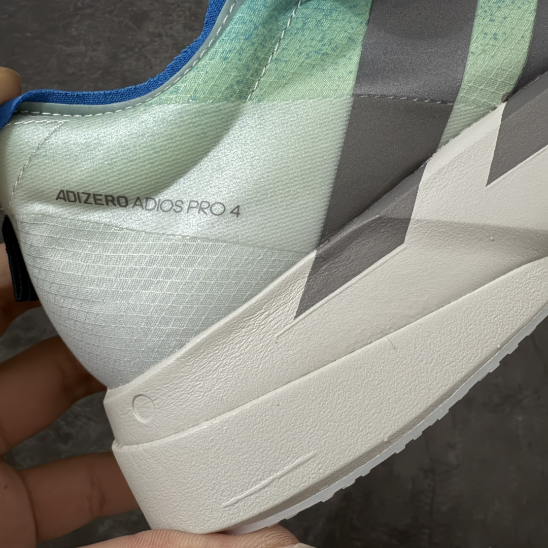 图片[3]-【NO.1纯原】Adidas Adizero Adios Pro 4 M竞训跑步鞋 JS2579 市场独一档品质 区别所有版本 原鞋购入开发数月 原材料 原档案打造 细节版型一比一 独立双层组合底私模.超软弹发泡超临界底 搭配ENERGYRODS 2.0真碳柱，每一步都动力满满 鞋面用的是Lightlock技术，轻透又贴合，就像给脚定制的一样。 中底是全掌Lightstrike Pro泡棉，软弹感超绝 真正一比一还原真实脚感💪🏻 尺码：36 36.5 37 38 38.5 39 40 40.5 41 42 42.5 43 44 44.5 45 46-选品中心