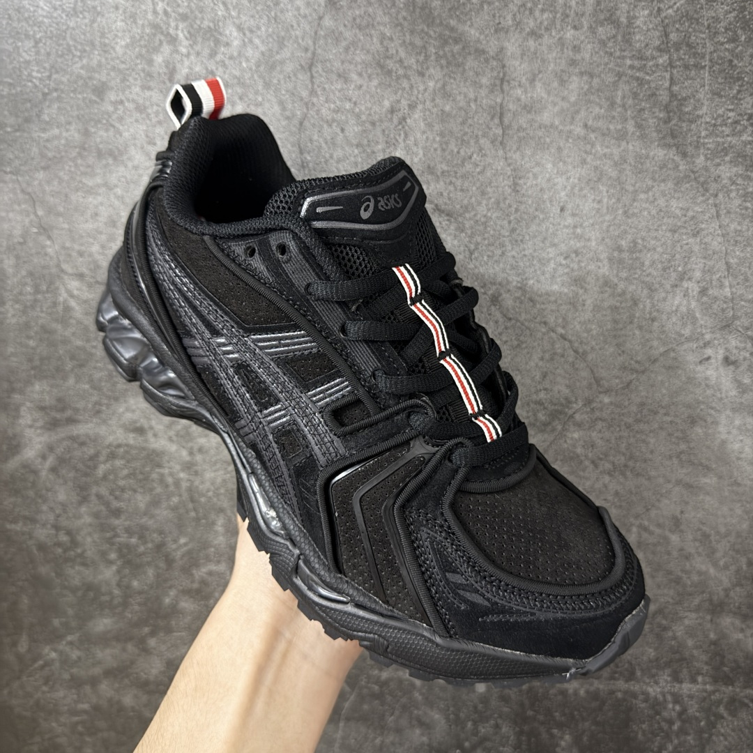 图片[3]-【首发版】亚瑟士Thom Browne TB x Asics Gel-Kayano 14系列GEL-K14 复古舒适 织物合成革减震防滑耐磨 低帮 休闲跑步鞋 原装纸板楦头开发 独家私模五层组合大底 原厂定制缓震硅胶加持 原盒原配 官方四联吊牌 一比一同步原鞋工艺和用料 后跟一样采用了GEL缓震胶 整体系列设计非常的科技感！ 锻炼跑步的同时让你一样时尚百搭！ 尺码：36-45-选品中心